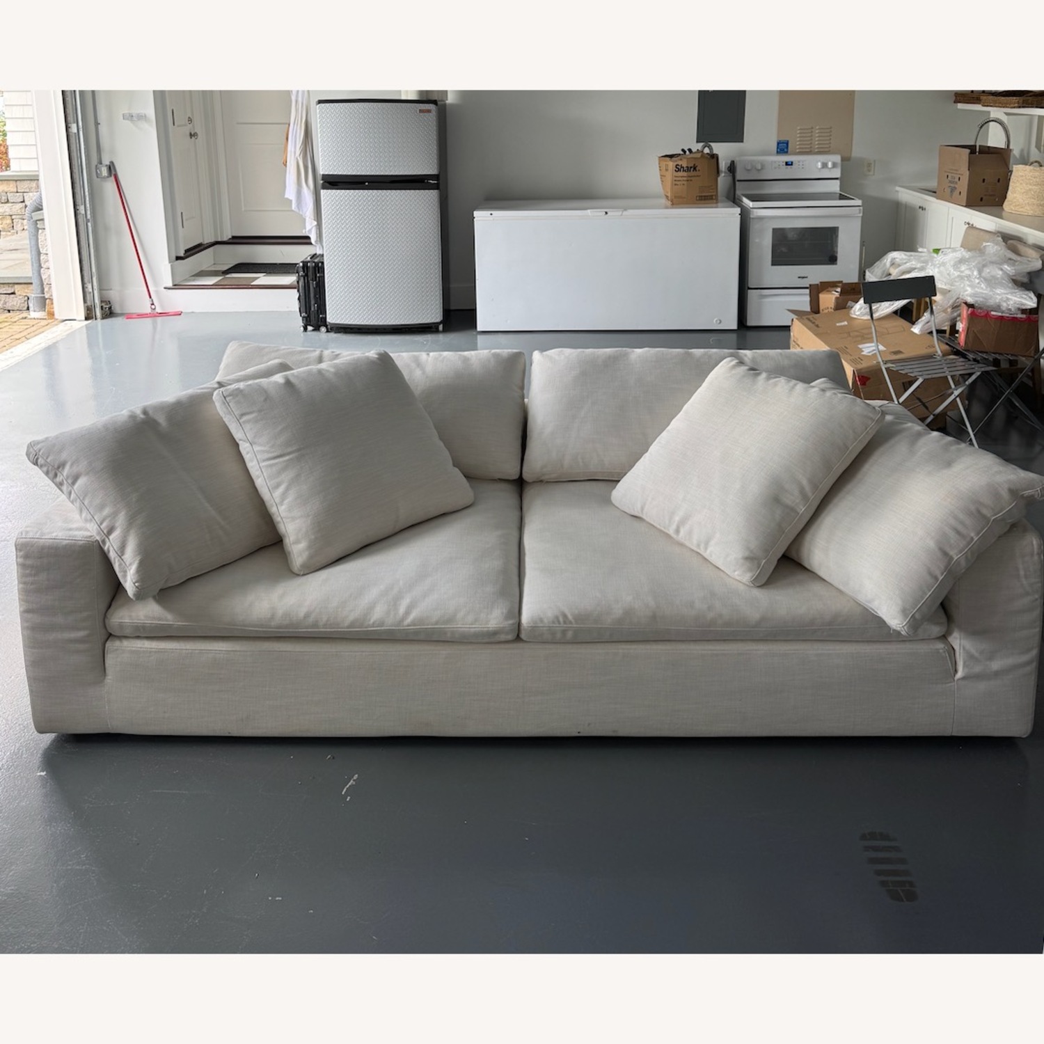 Restoration Hardware 9' Cloud Lux Sofa - image-1