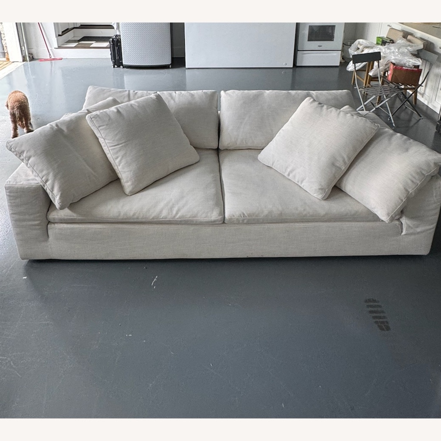 Restoration Hardware 9' Cloud Lux Sofa - image-4