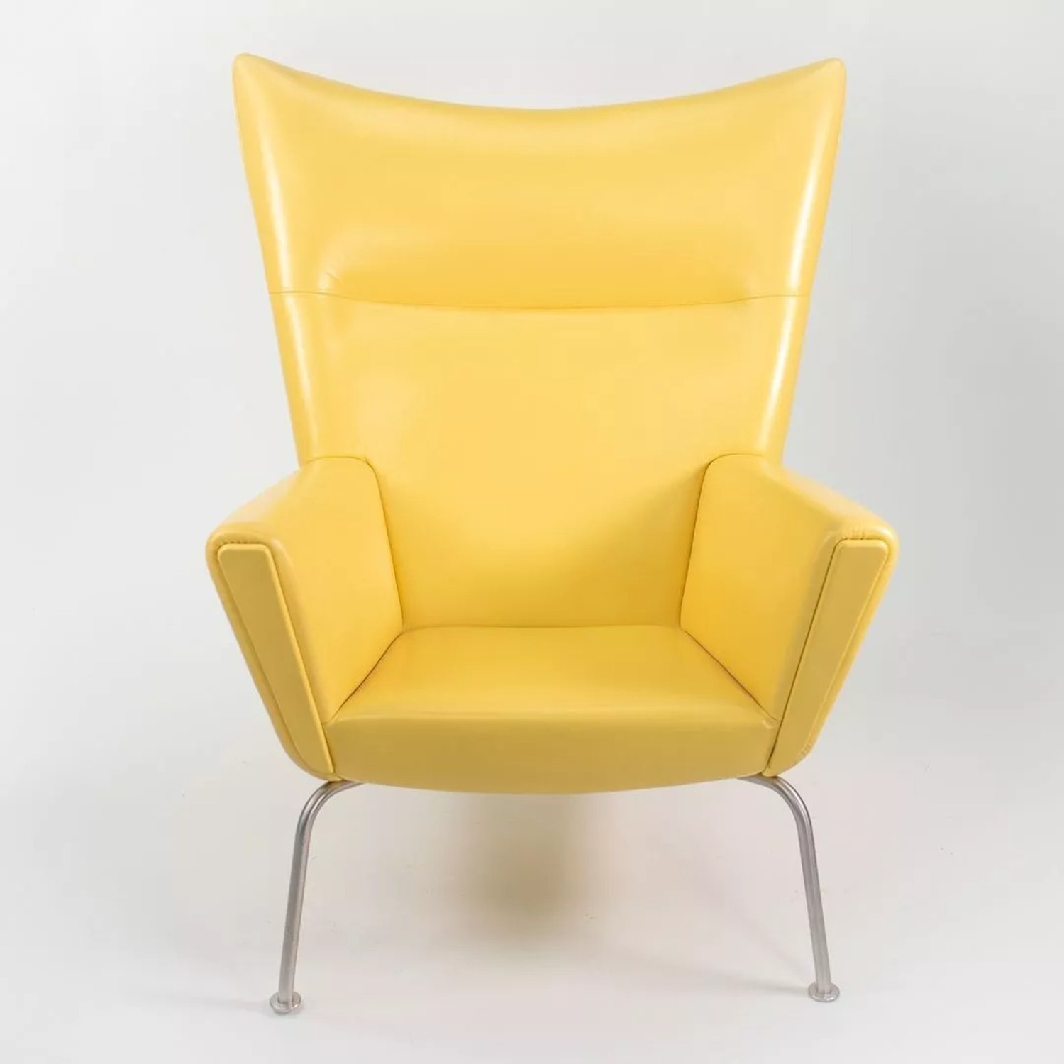 CH445 Wing Lounge Chair by Hans Wegner Yellow - image-13