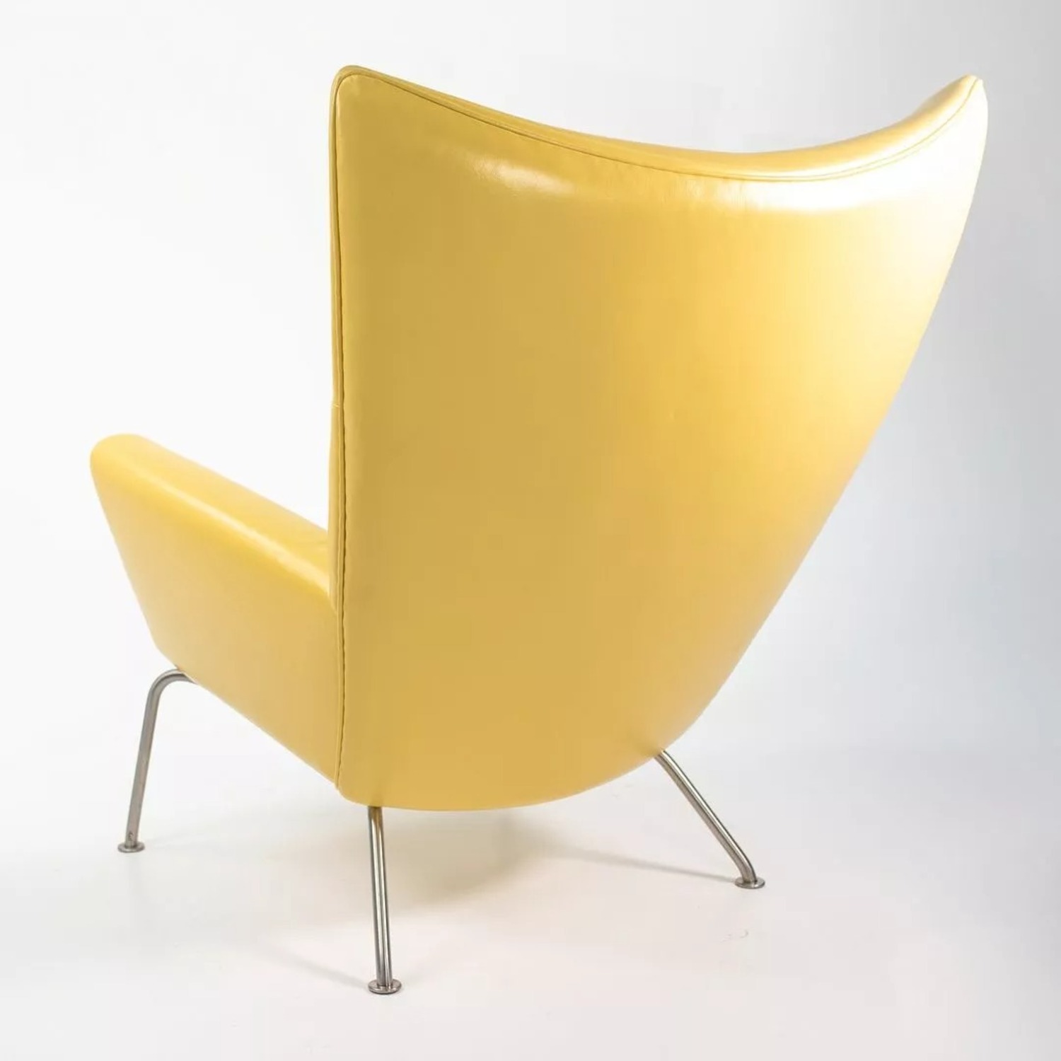 CH445 Wing Lounge Chair by Hans Wegner Yellow - image-6