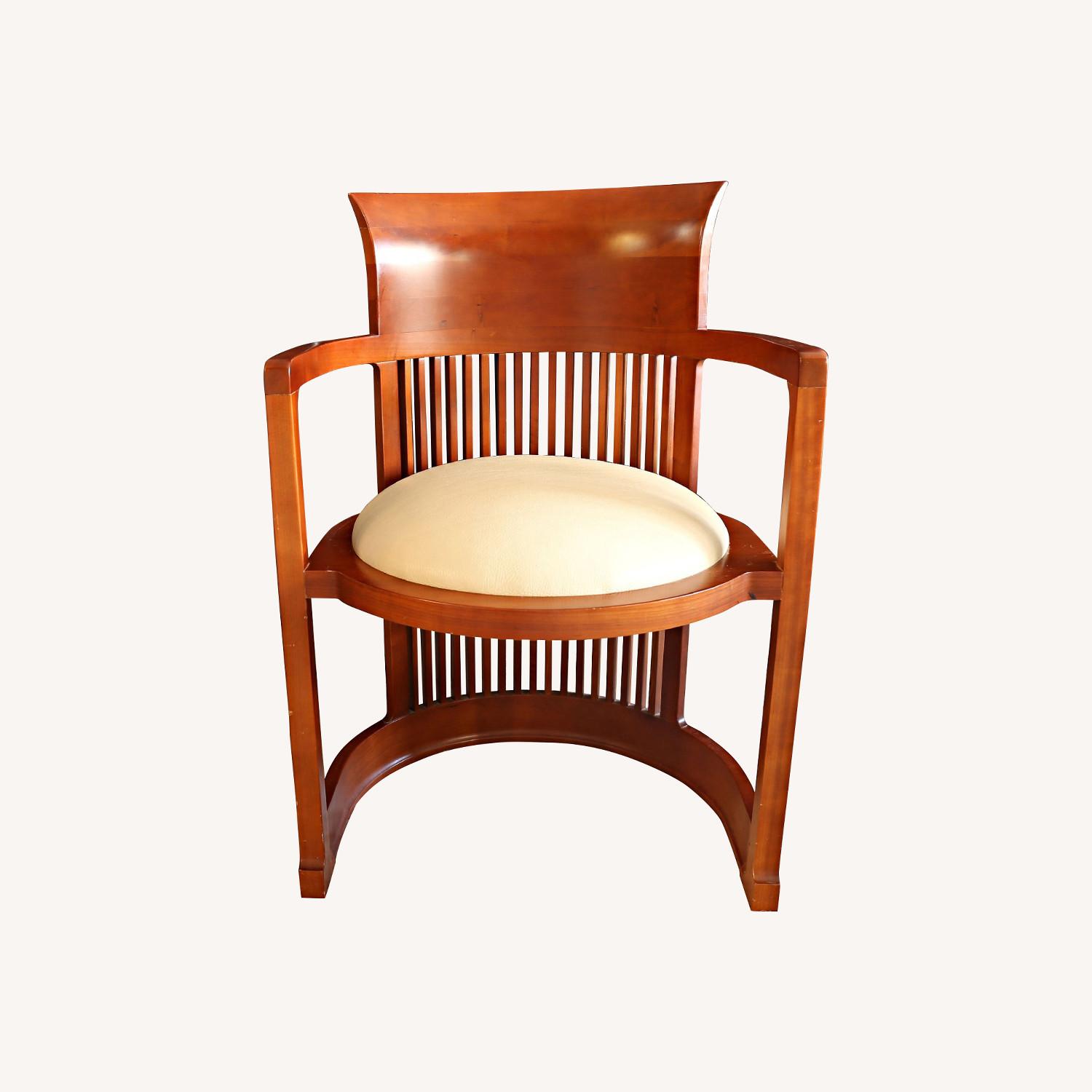 Frank Lloyd Wright Barrel Chair Reproduction - image-0
