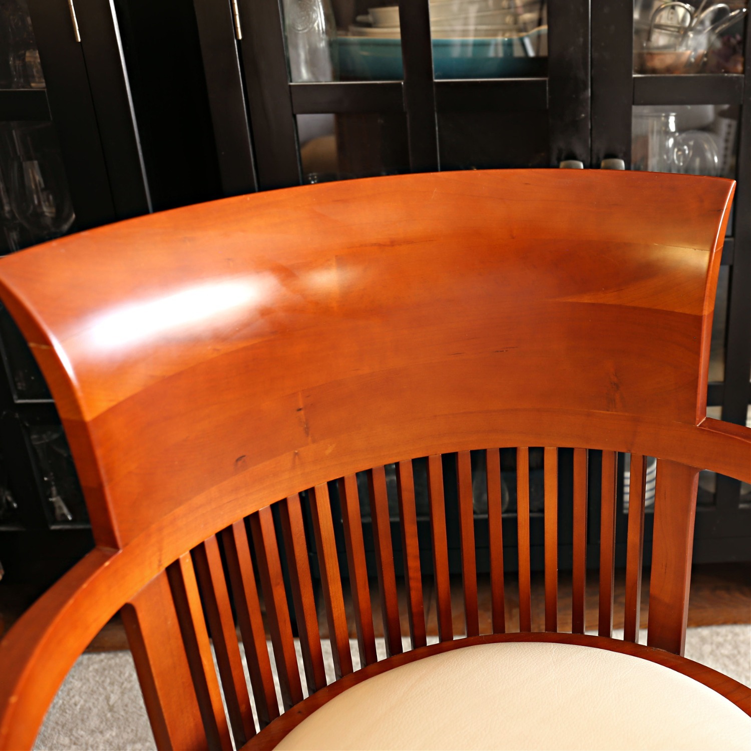 Frank Lloyd Wright Barrel Chair Reproduction - image-7