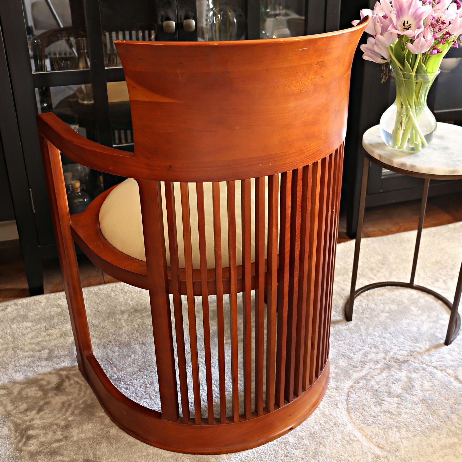 Frank Lloyd Wright Barrel Chair Reproduction - image-5
