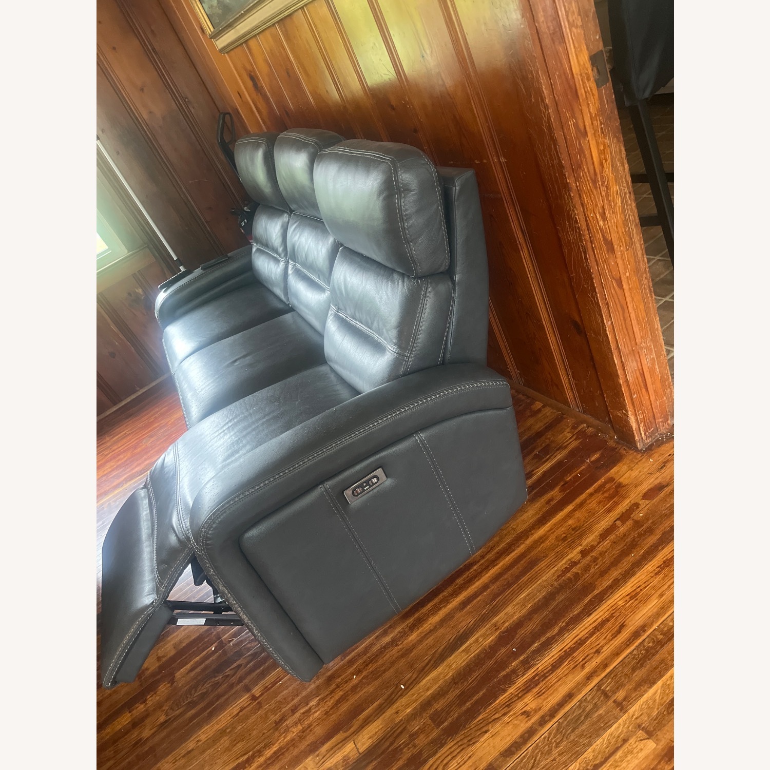 Magellan Leather Dual Power Reclining Sofa - image-2