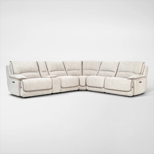 Used  Olsen Dual-Power Reclining Sectional for sale on AptDeco