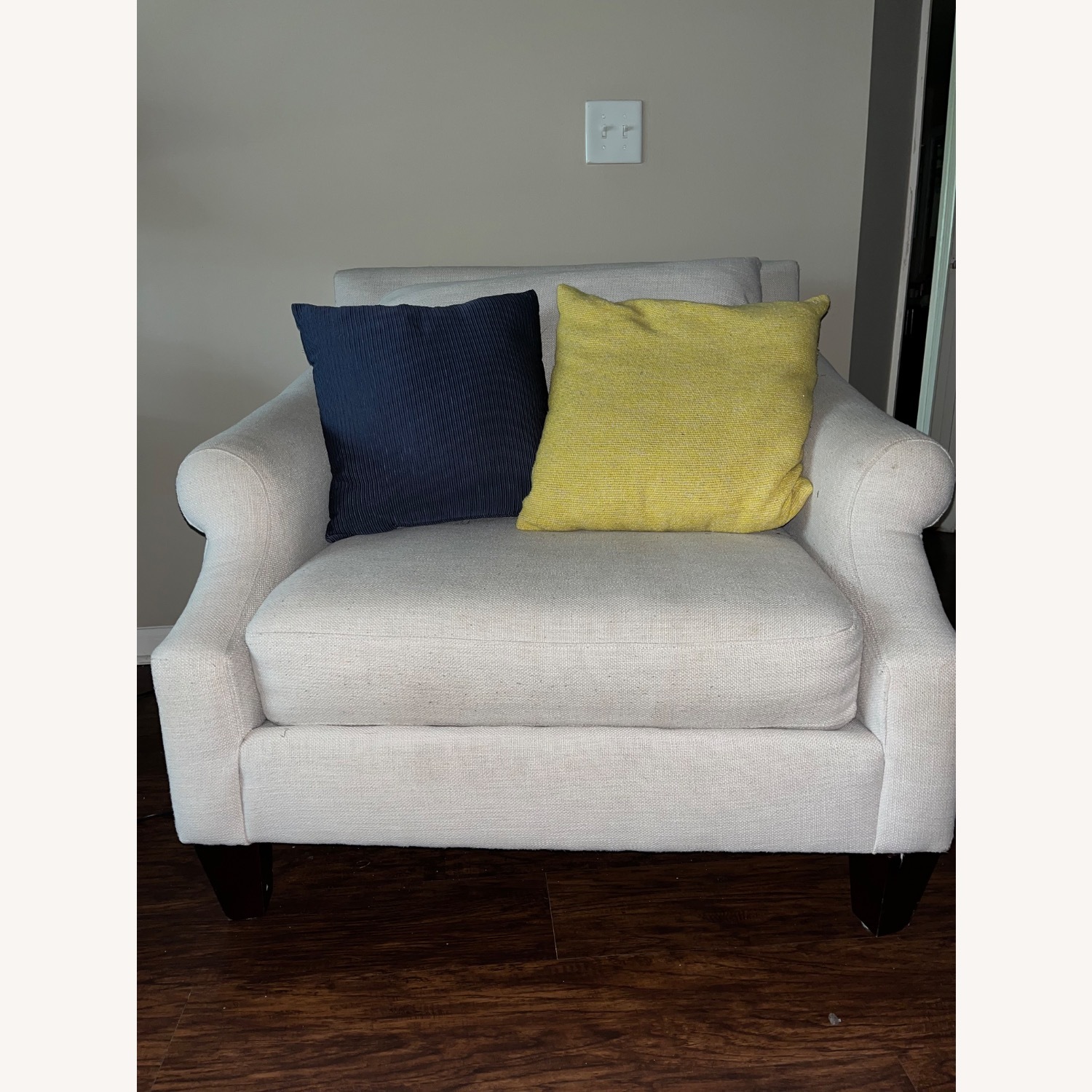 West Elm Dove White Henry Chair - image-1