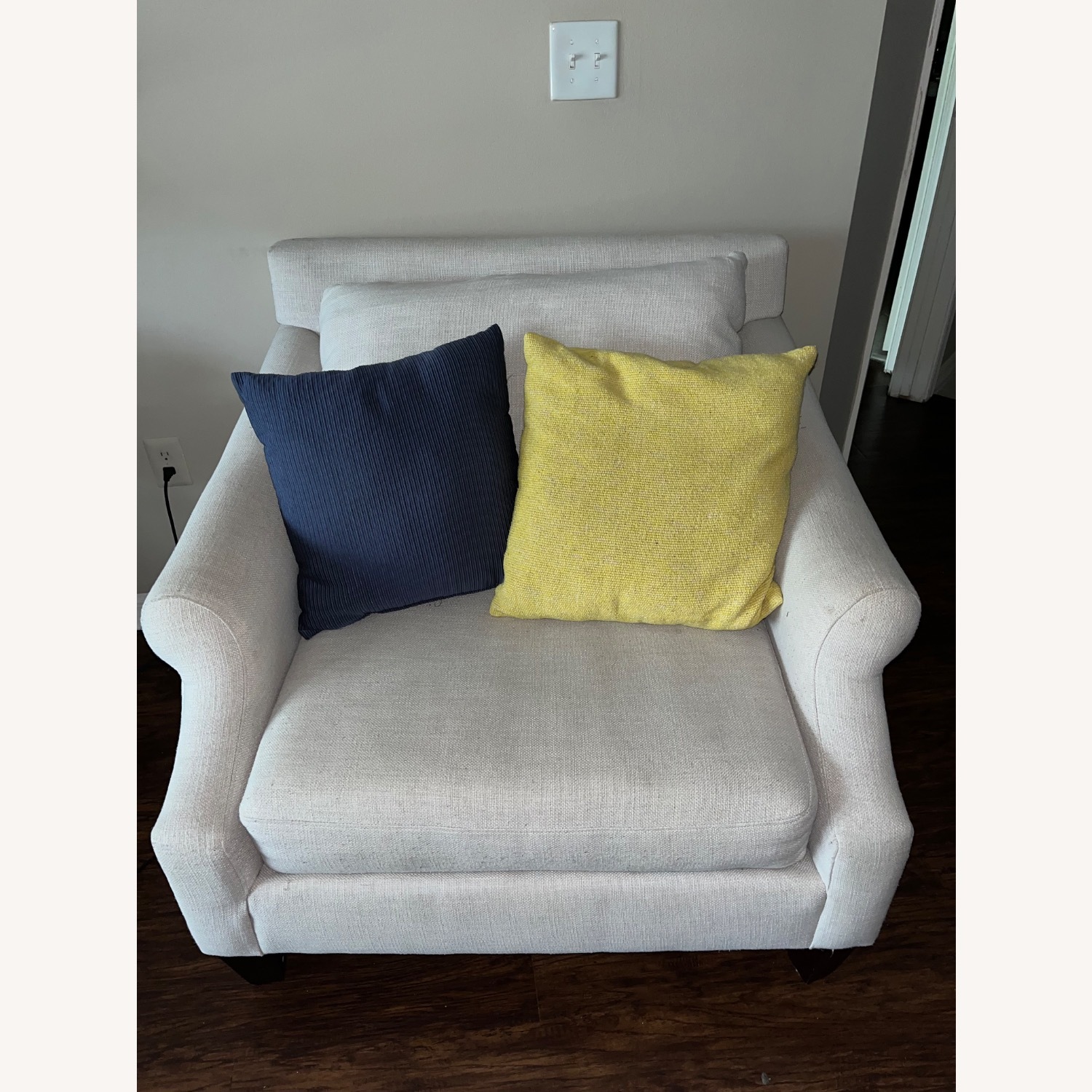 West Elm Dove White Henry Chair - image-2