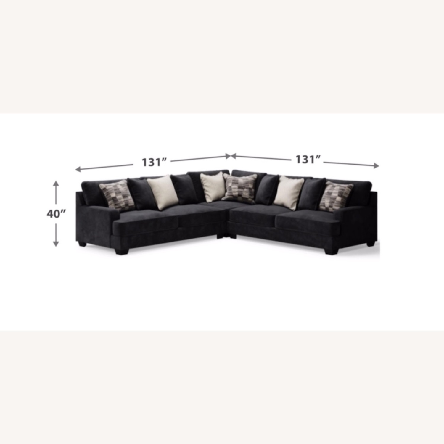 3 Piece Lavernette Sectional - image-4