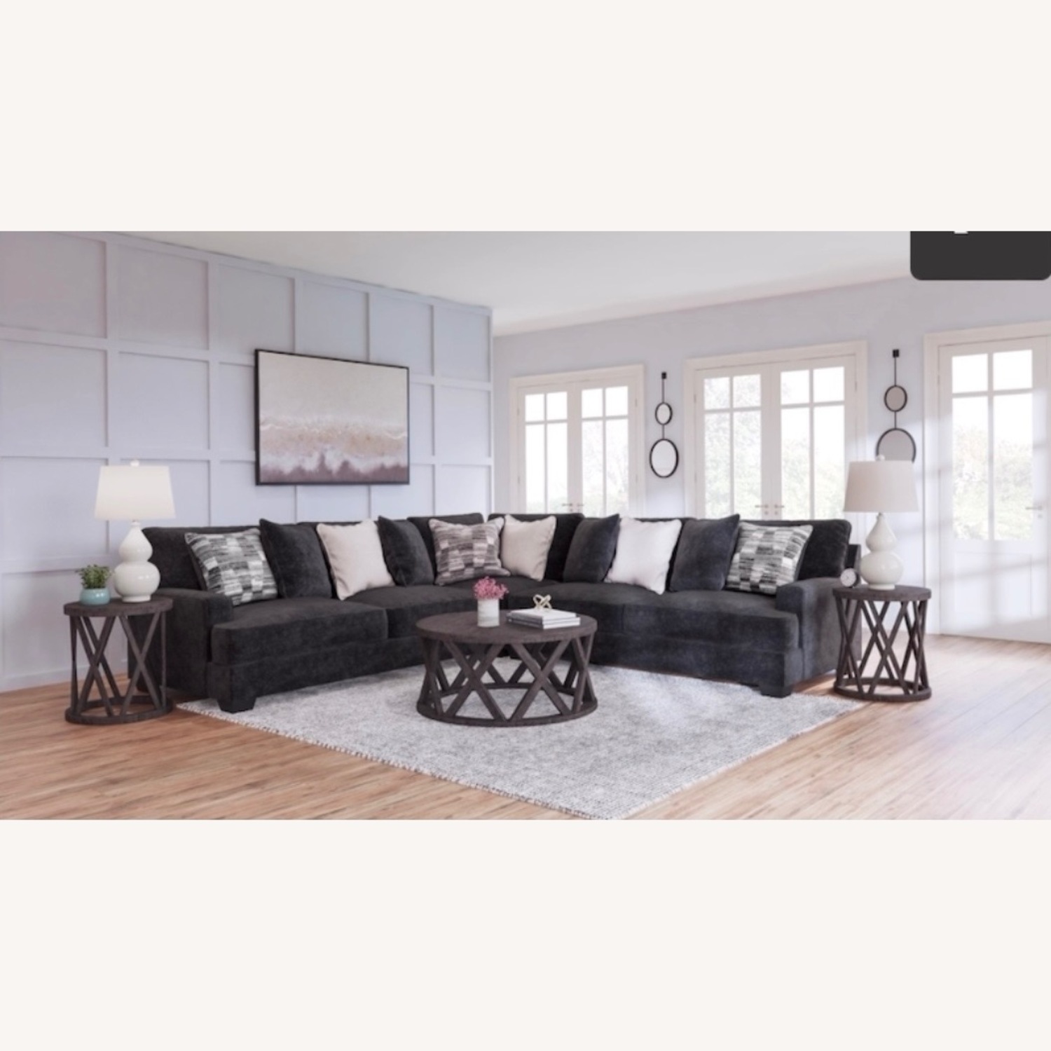 3 Piece Lavernette Sectional - image-1