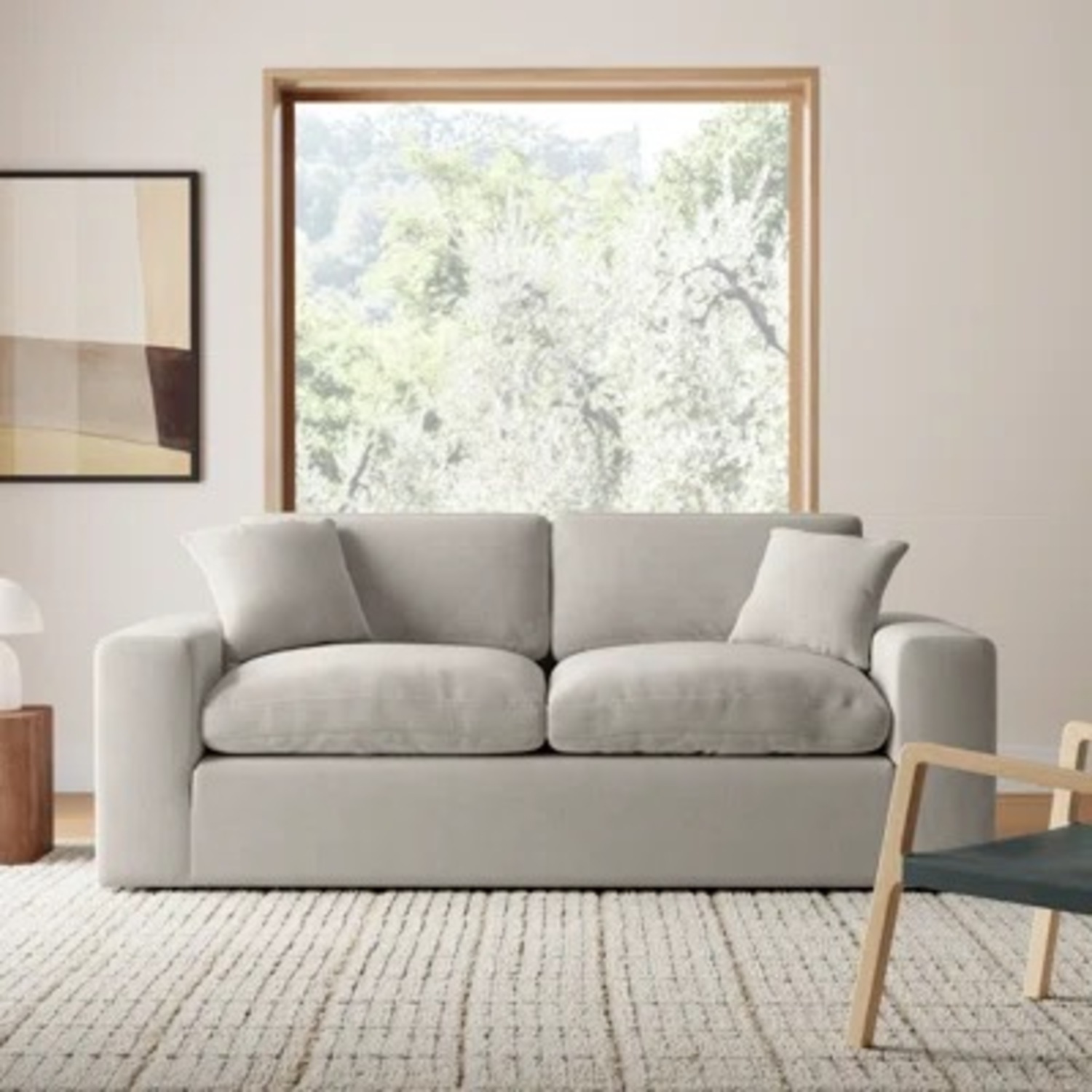 AllModern Asher 82” (Cloud Dupe) Sofa - image-1