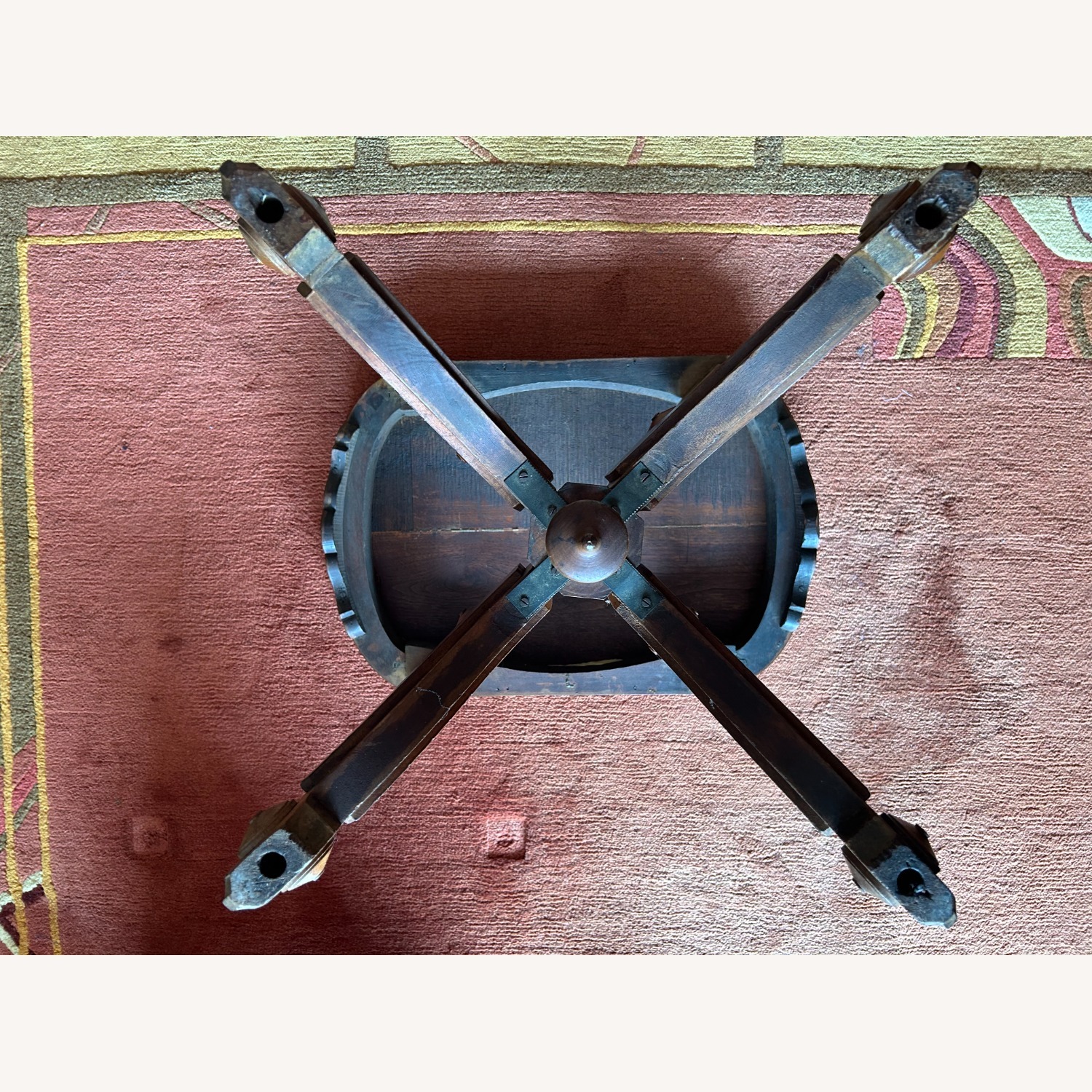 Eastlake Side Table C1890 Walnut and Burlwood - image-6