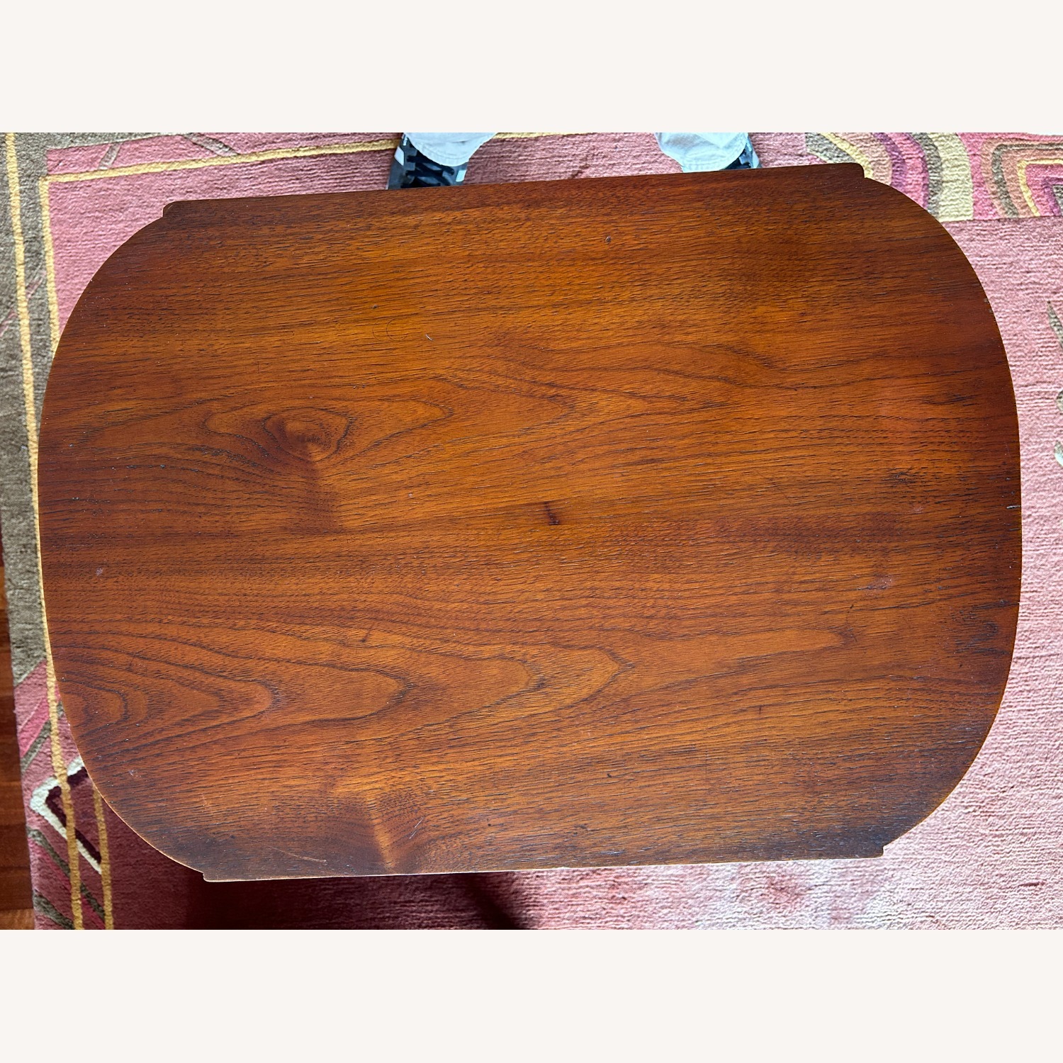 Eastlake Side Table C1890 Walnut and Burlwood - image-3