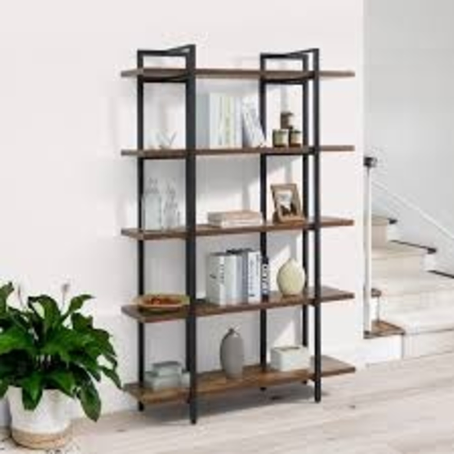 Wayfair Industrial Bookcase Shelf  - image-4