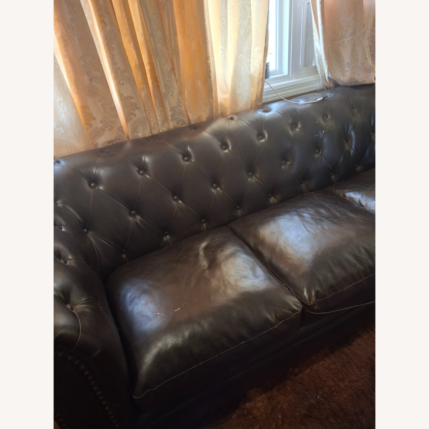 Amercian Leather Sofa - image-1