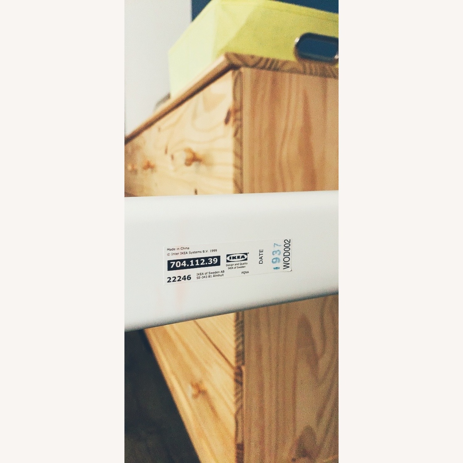 IKEA Loft Bed Frame, White/Light Gray, Twin - image-9