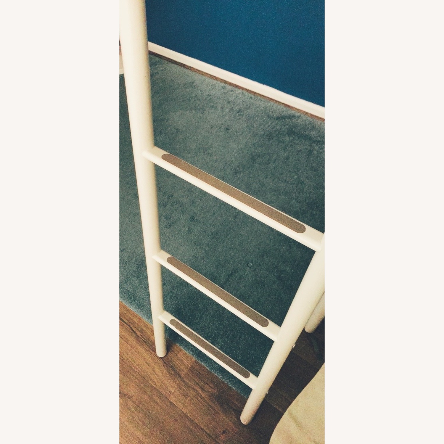 IKEA Loft Bed Frame, White/Light Gray, Twin - image-4