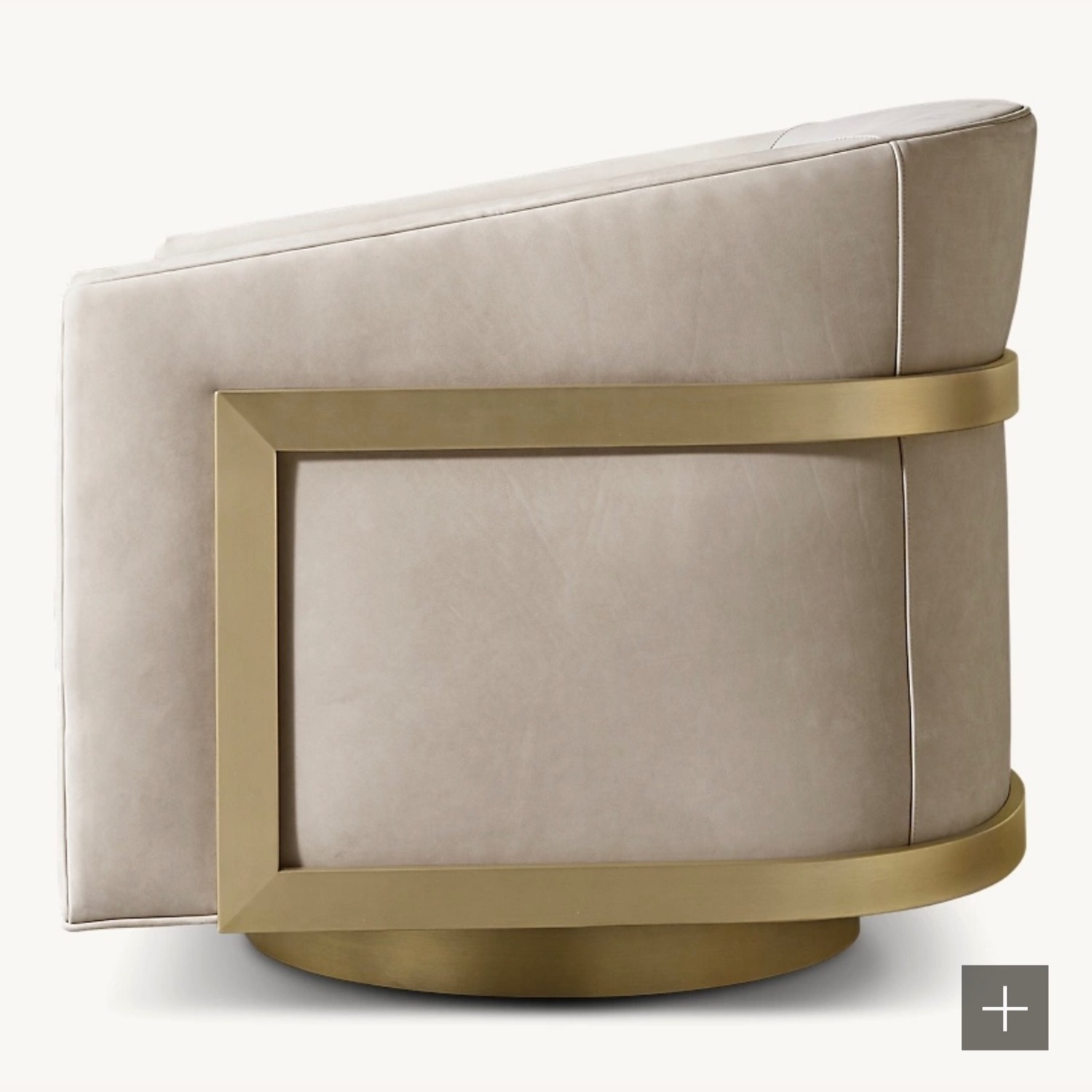 Restoration Hardware Reginald Leather Chair  - image-2