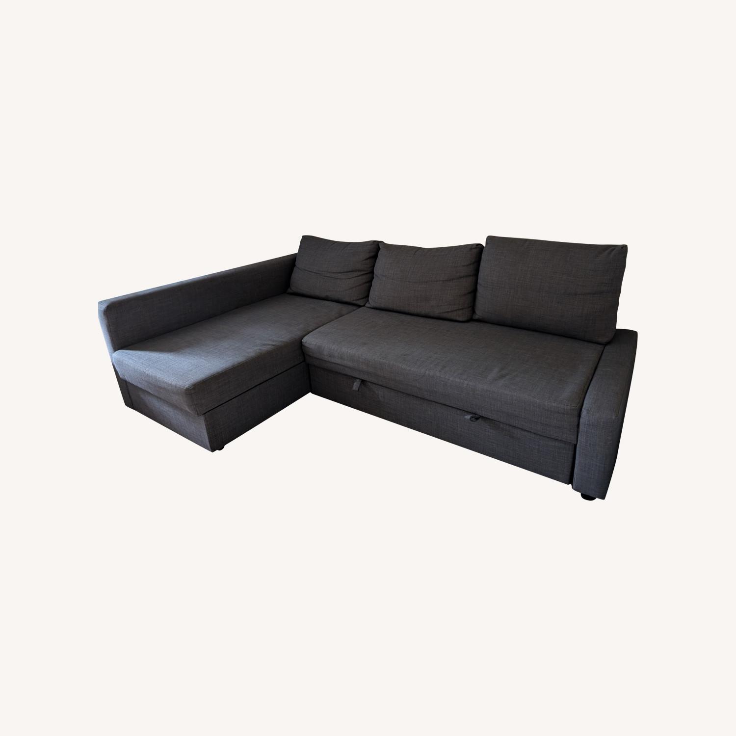 ソファベッド Ikea Sofa Bed LYCKSELE LÖVÅS sleeper sofa, Vansbro dark gray - IKEA