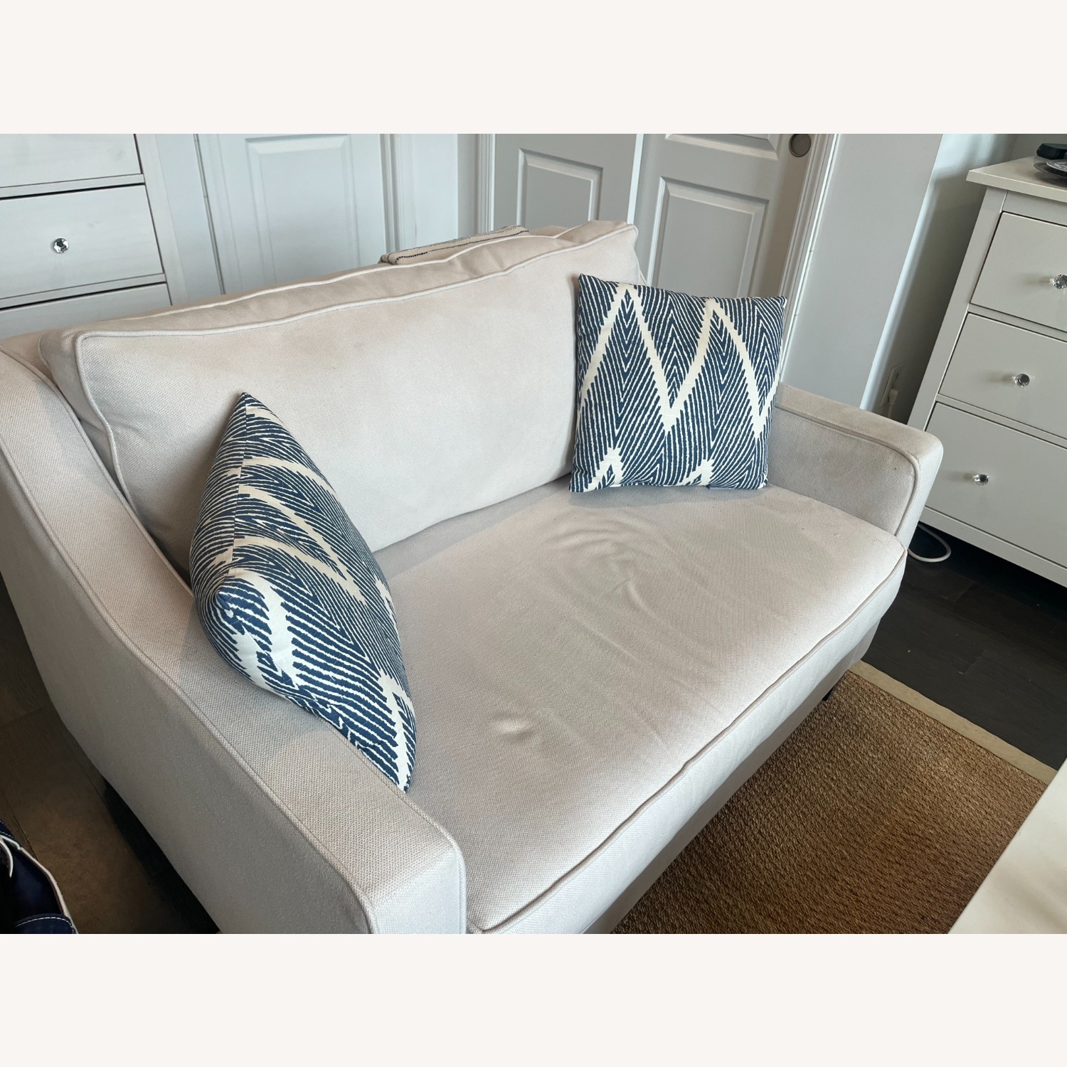 West Elm Paidge Bone Sleeper Sofa - image-1