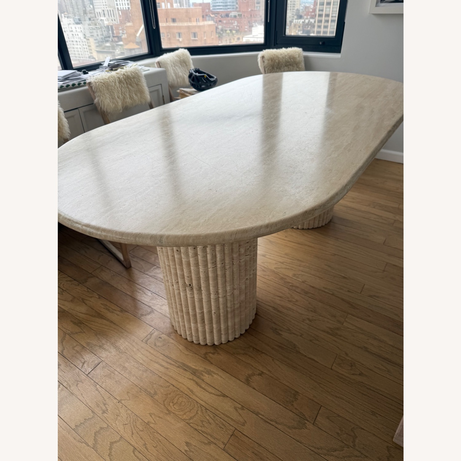 Customs Travertine Table - image-2