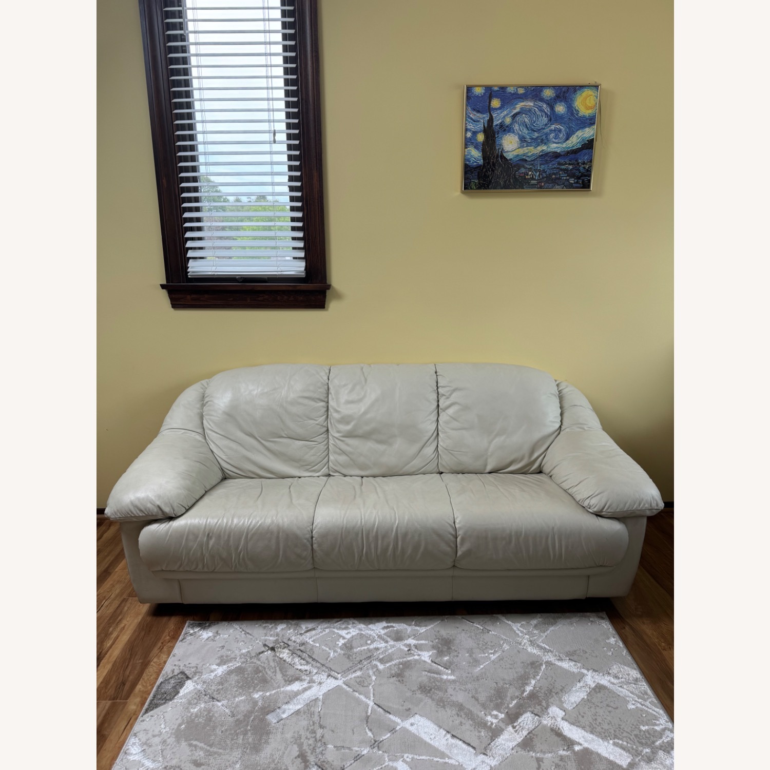 Vintage Leather Couch - image-1