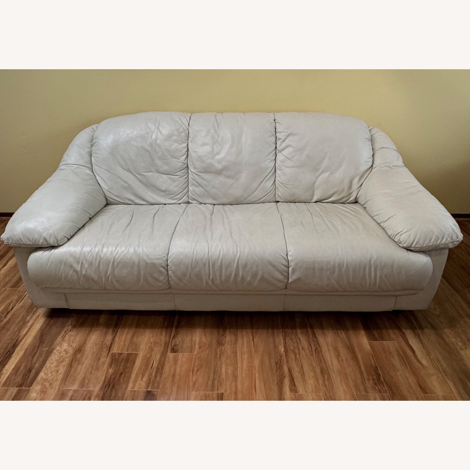 Vintage Leather Couch - image-9