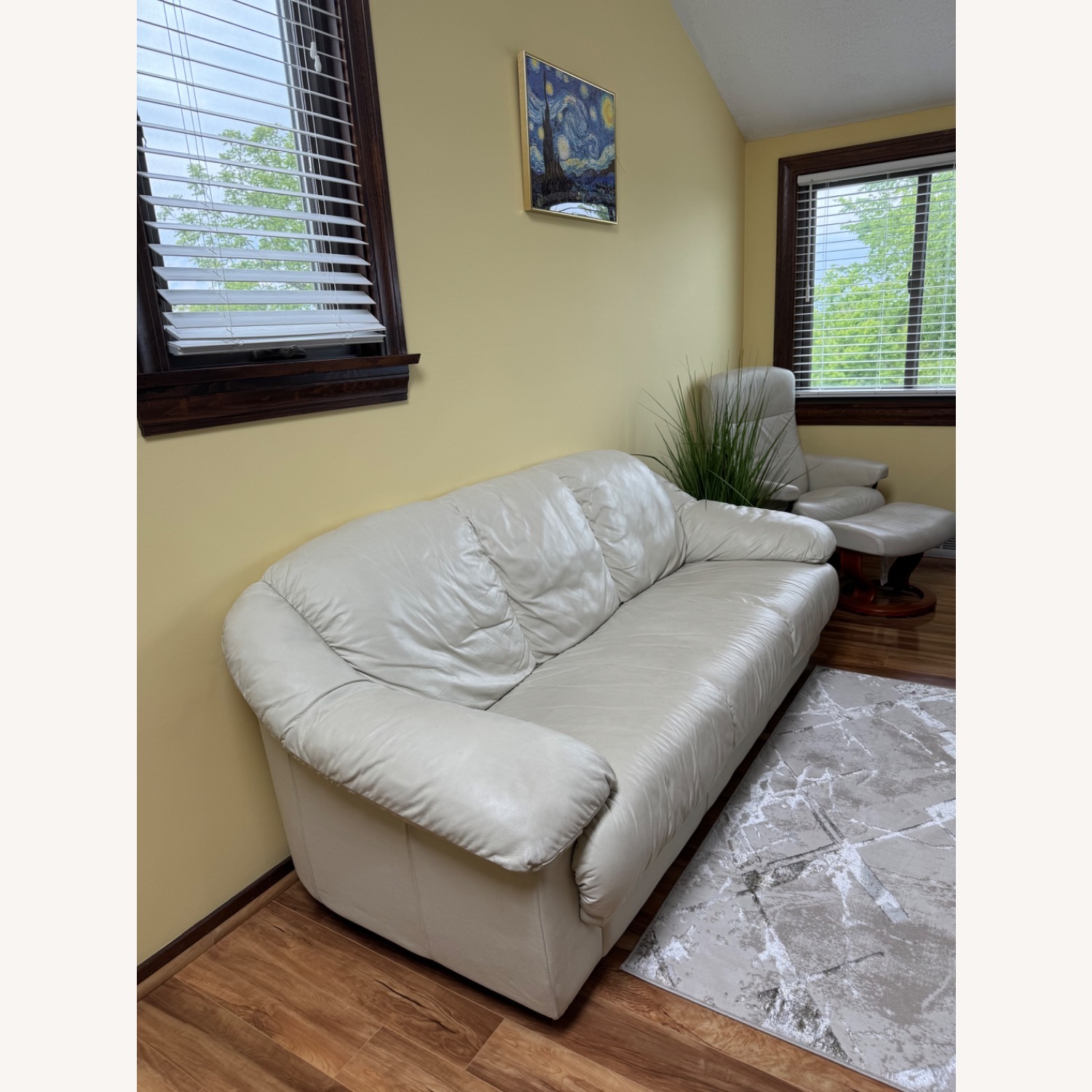 Vintage Leather Couch - image-2