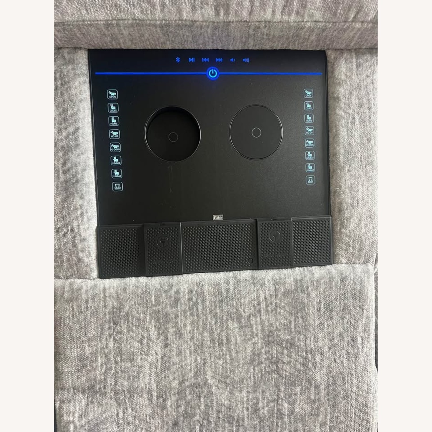 Zane Triple Power Sofa W Drop Down Table - image-4