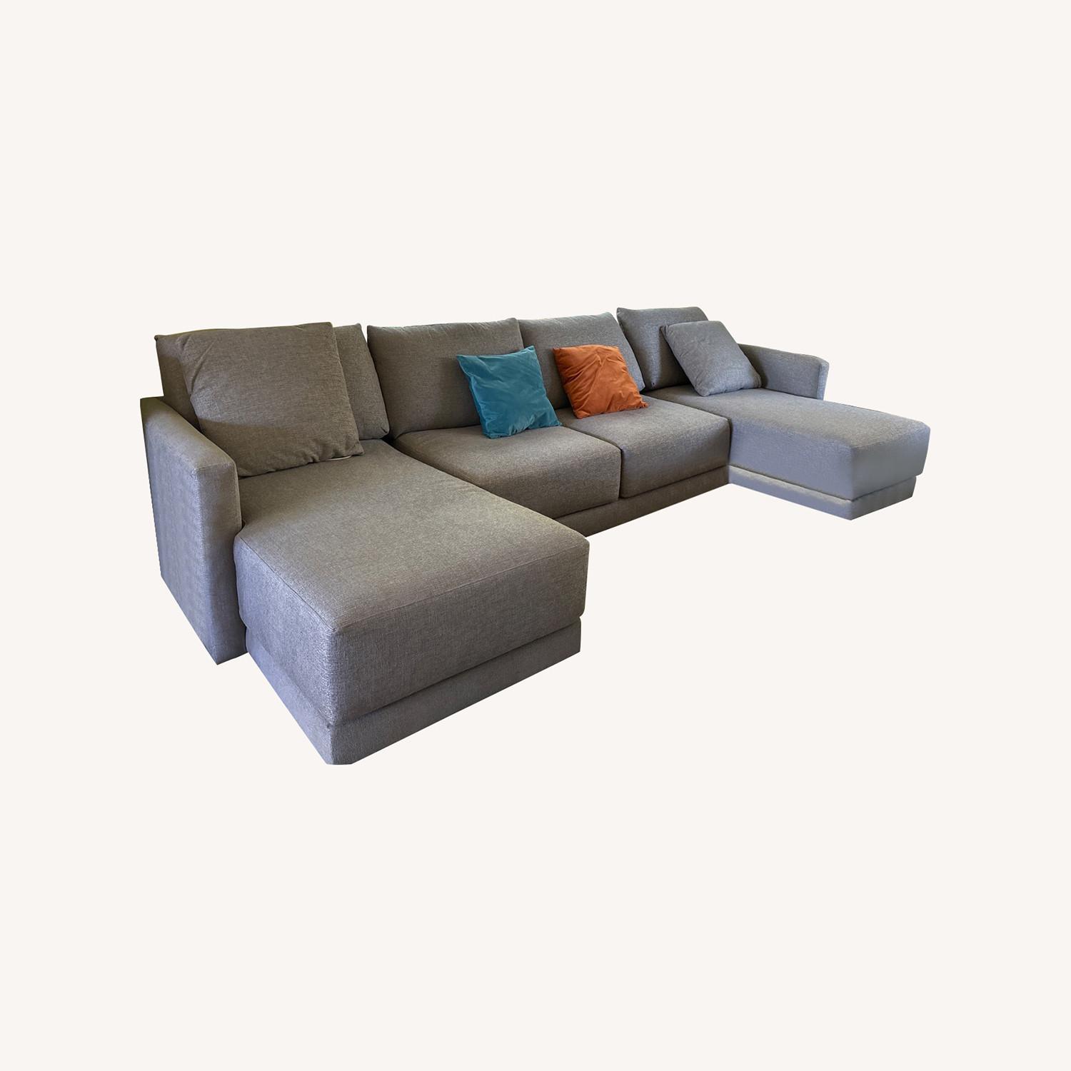 Crate & Barrel Gather Three Piece Sofa - image-0