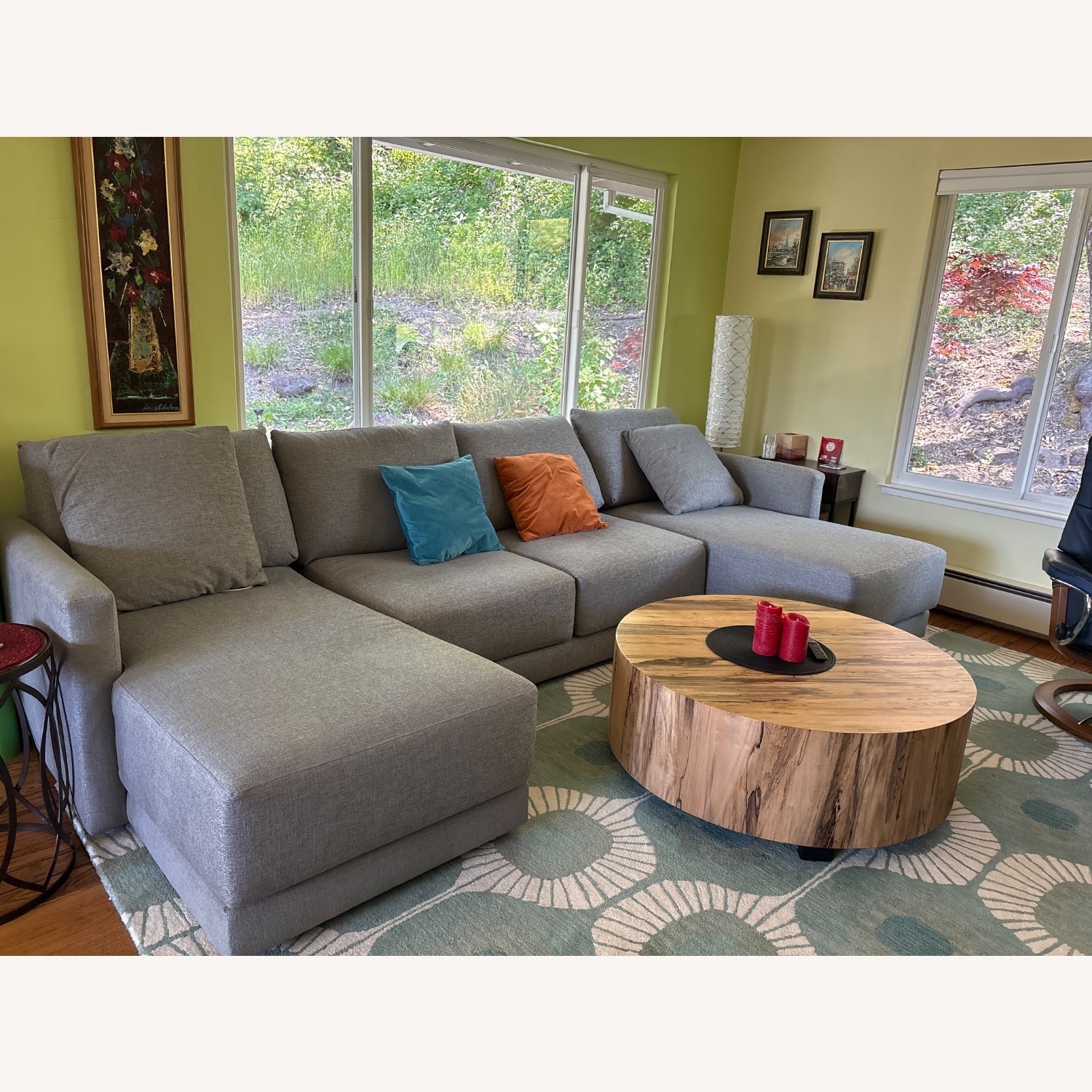 Crate & Barrel Gather Three Piece Sofa - image-1