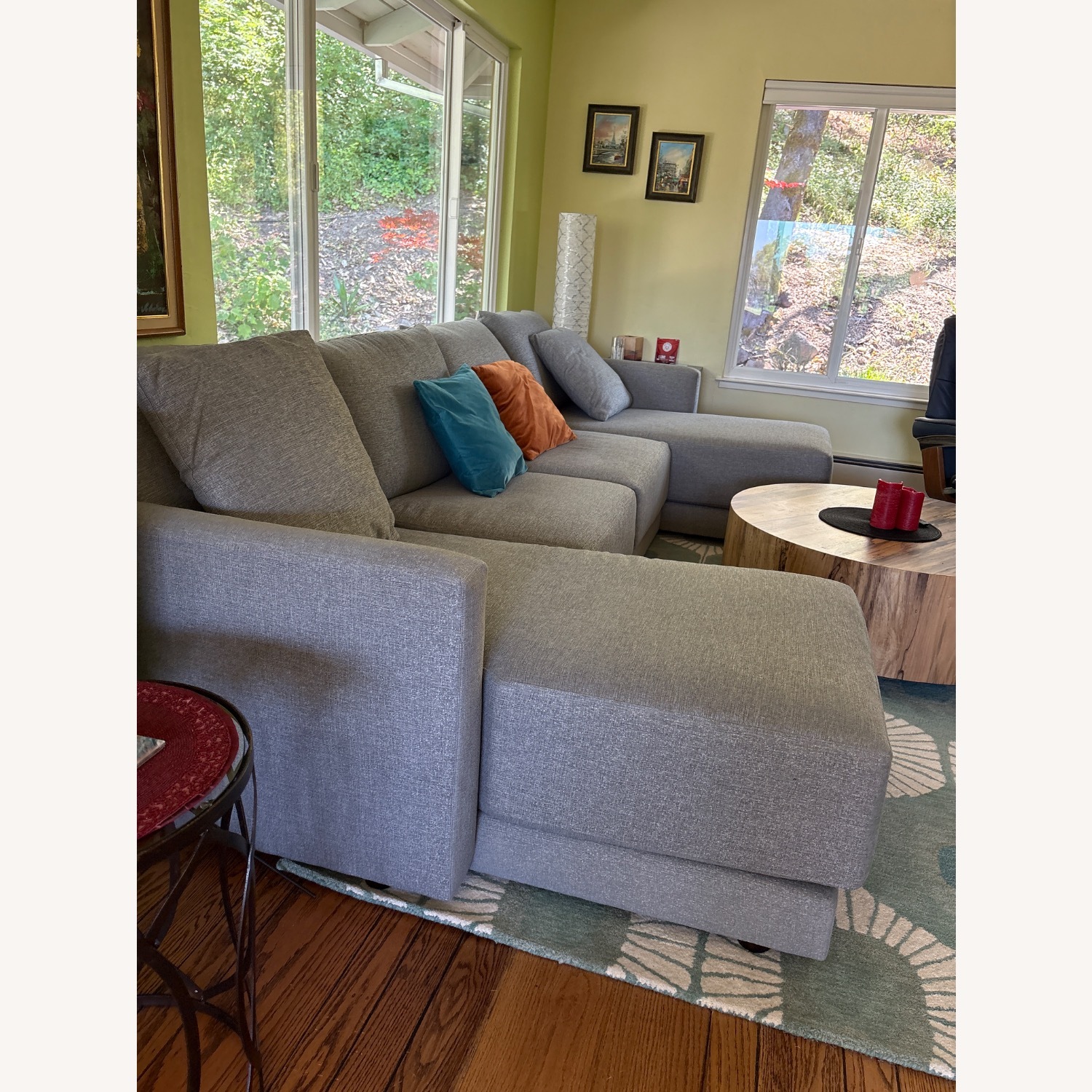 Crate & Barrel Gather Three Piece Sofa - image-3