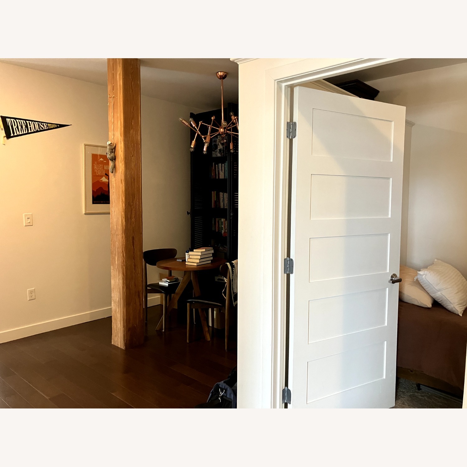 West Elm Tripod Dining Table Walnut - image-6