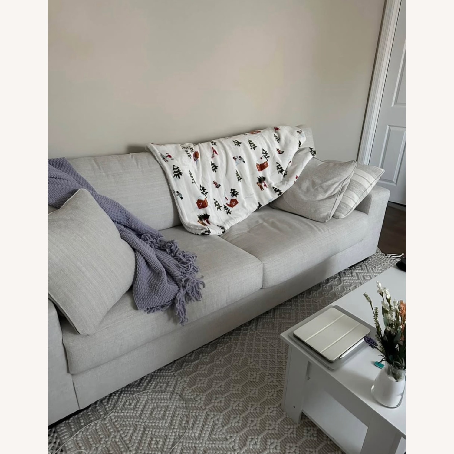 Maggie Birch Couch Beige - image-1