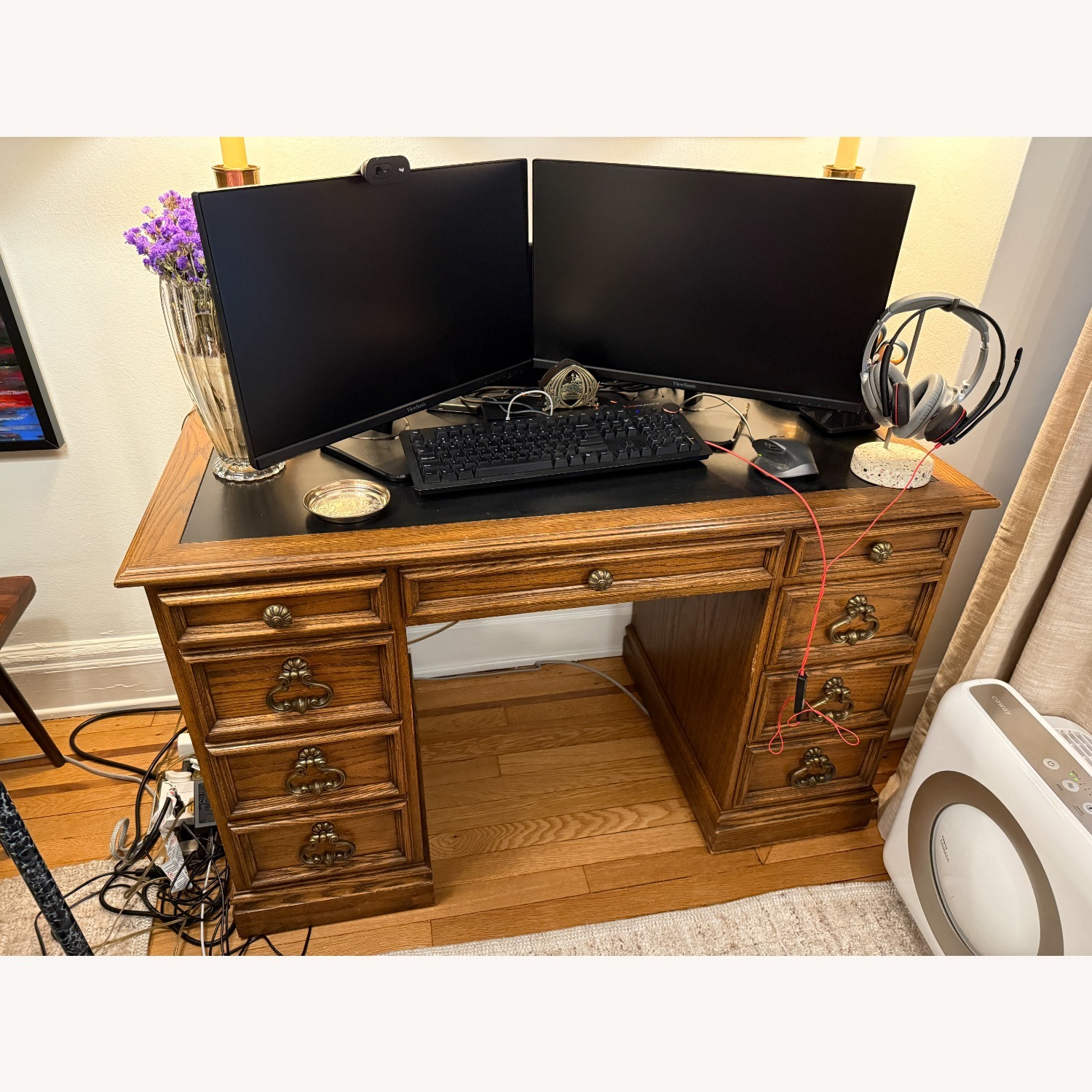 Sligh Furniture Executive Desk - image-1