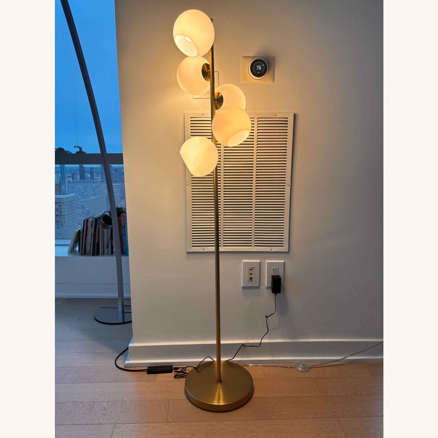 West Elm Staggered Glass 5-Light Floor Lamp - image-2