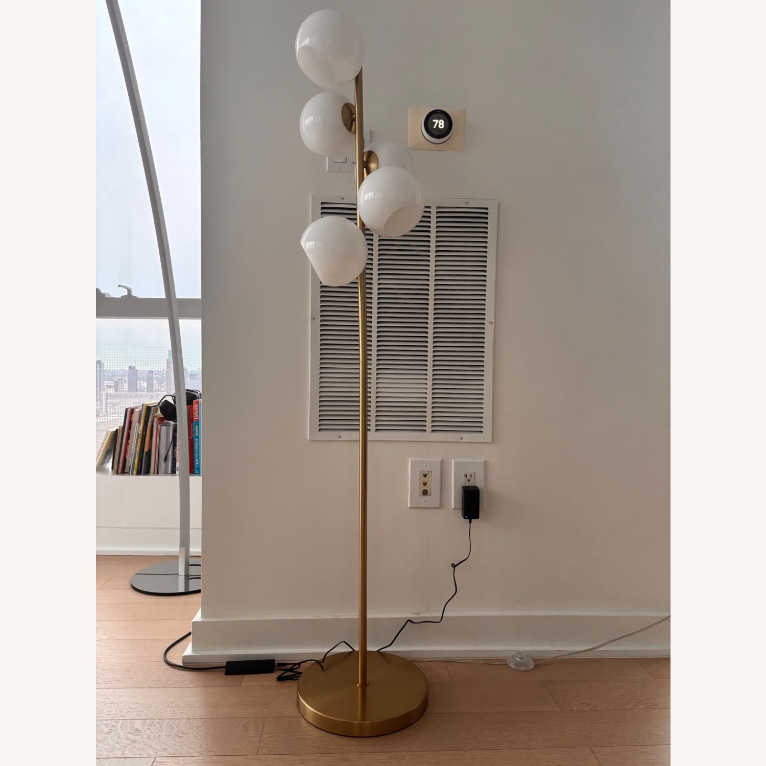 West Elm Staggered Glass 5-Light Floor Lamp - image-1