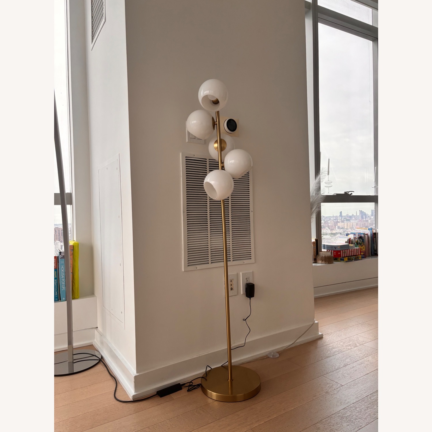 West Elm Staggered Glass 5-Light Floor Lamp - image-3