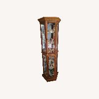 Corner Hutch with Mirror and Light