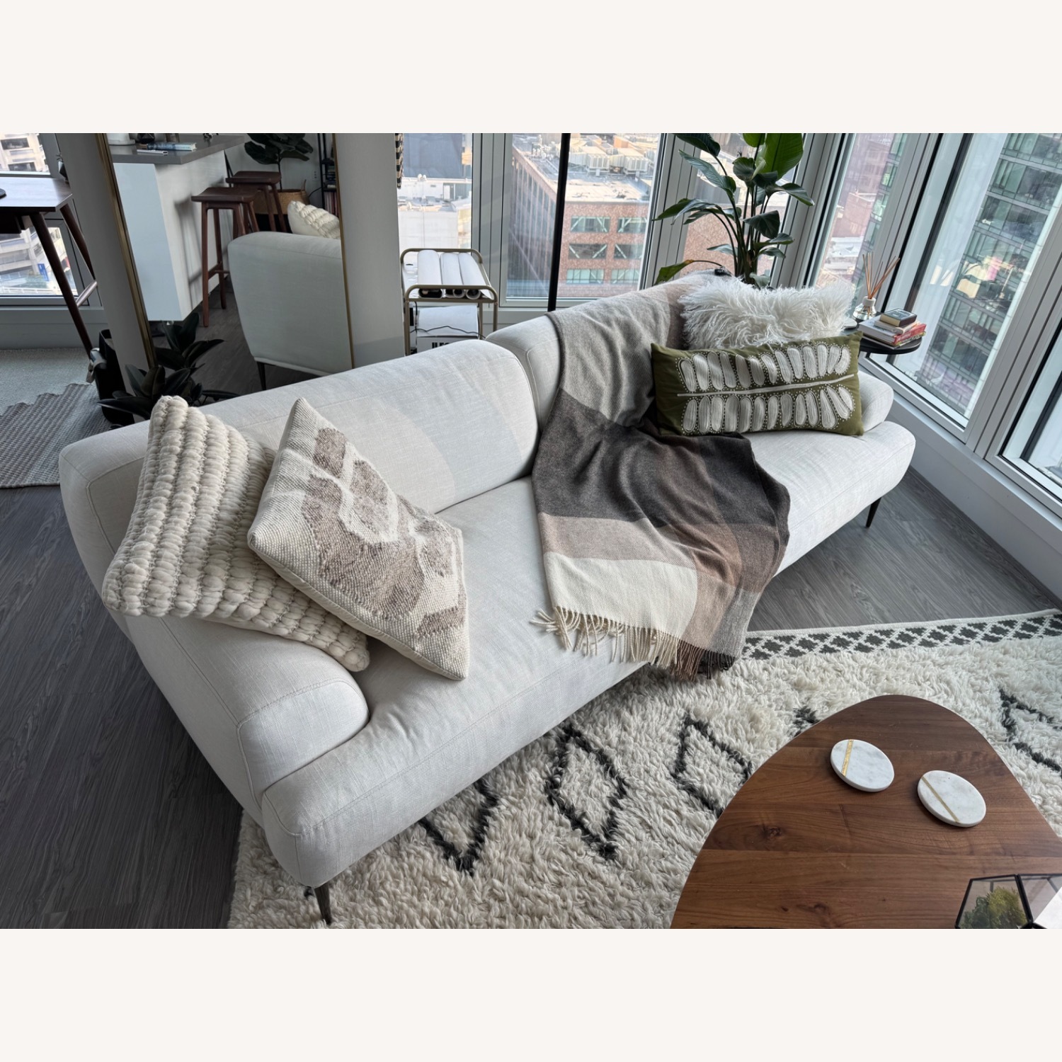 Article Abisko Quartz White Sofa - image-1
