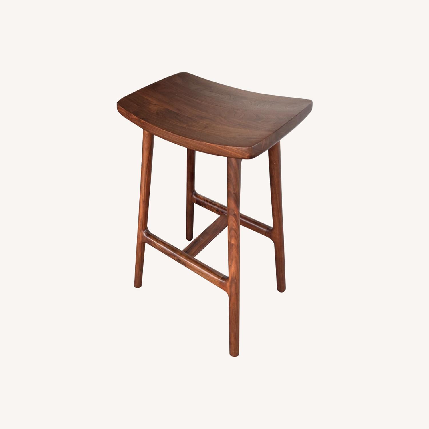 Article Esse Walnut Counter Stool Set of 2 - image-0