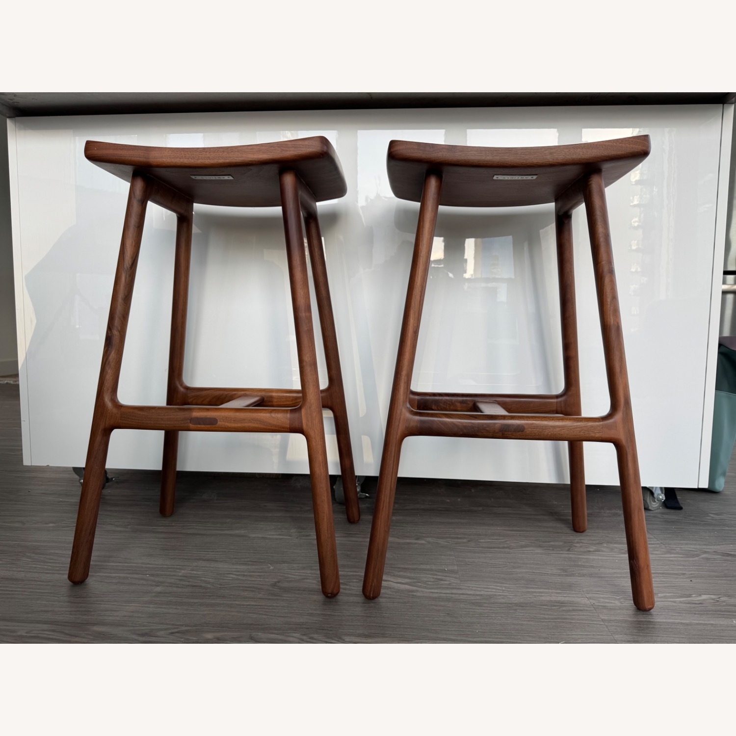 Article Esse Walnut Counter Stool Set of 2 - image-2