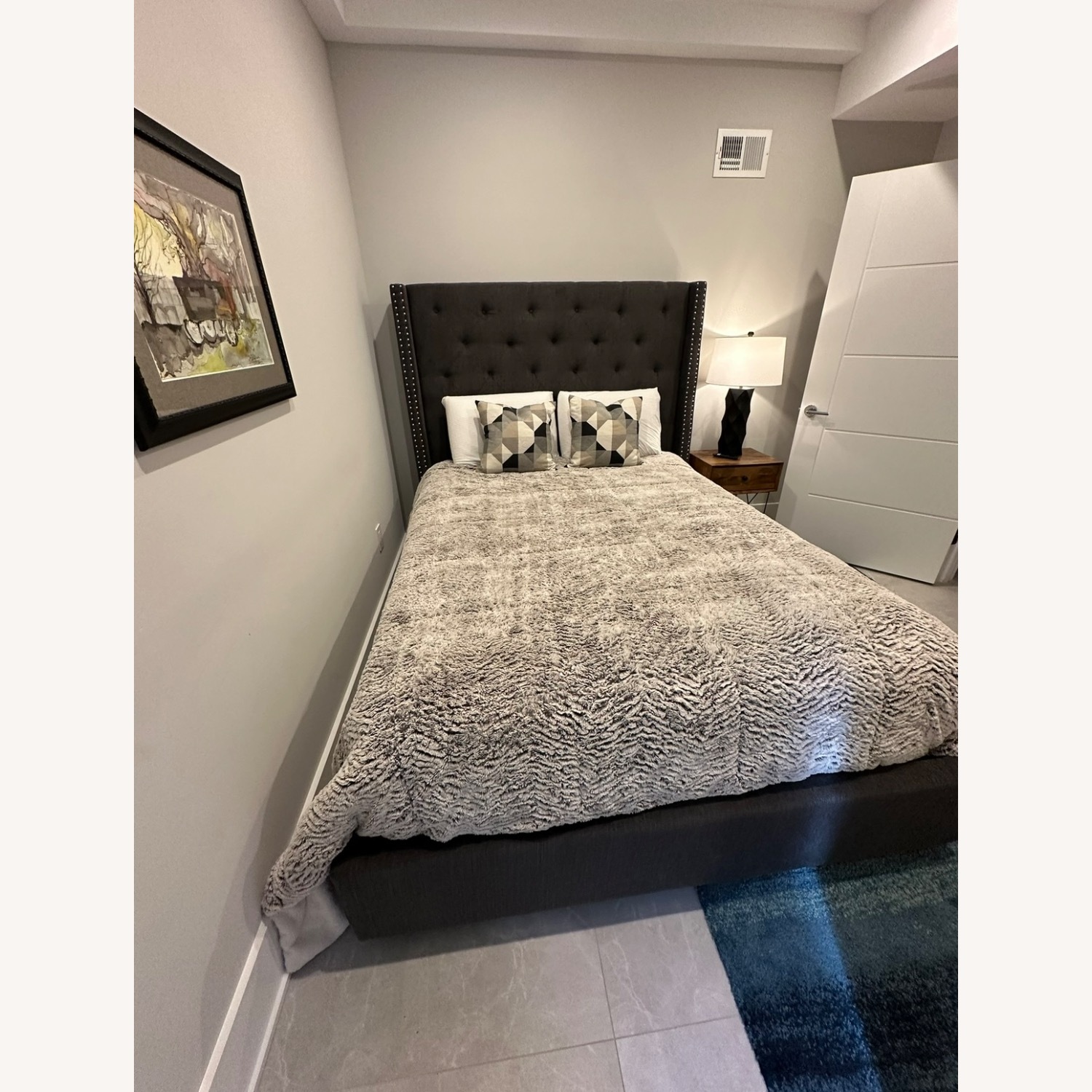 Raymour & Flanigan Quinn Upholstered Bed - image-2