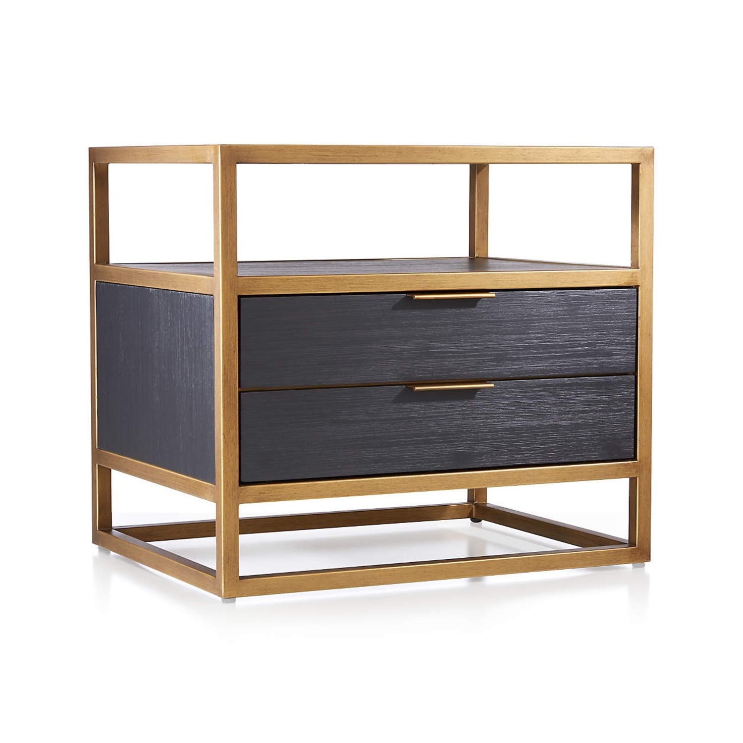 Crate & Barrel Oxford Set of 2 Nightstands - image-1