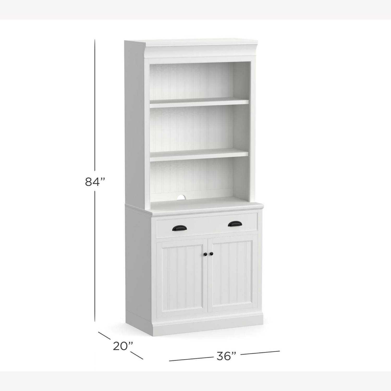 Pottery Barn Aubrey Bookcase with Doors - image-4