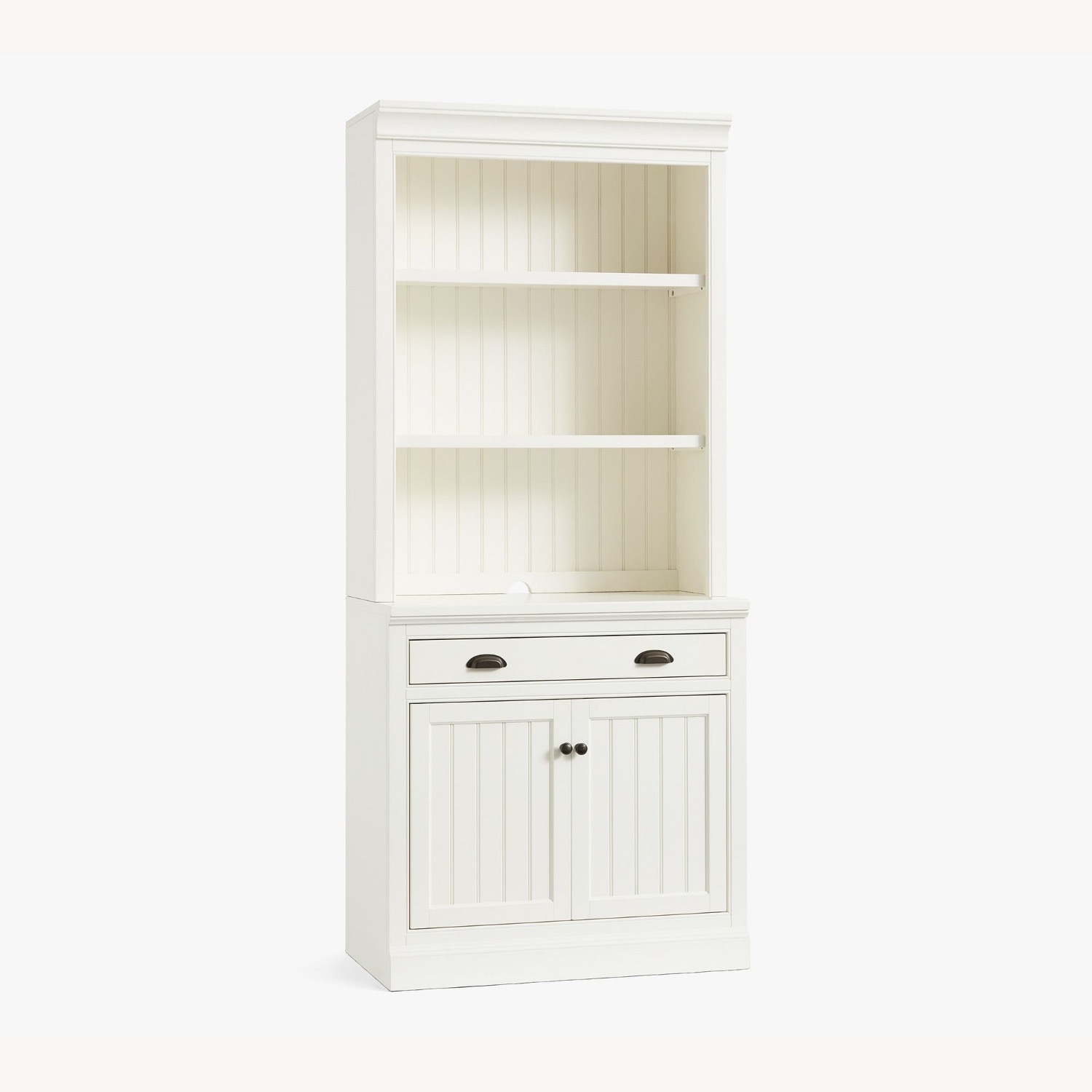 Pottery Barn Aubrey Bookcase with Doors - image-1