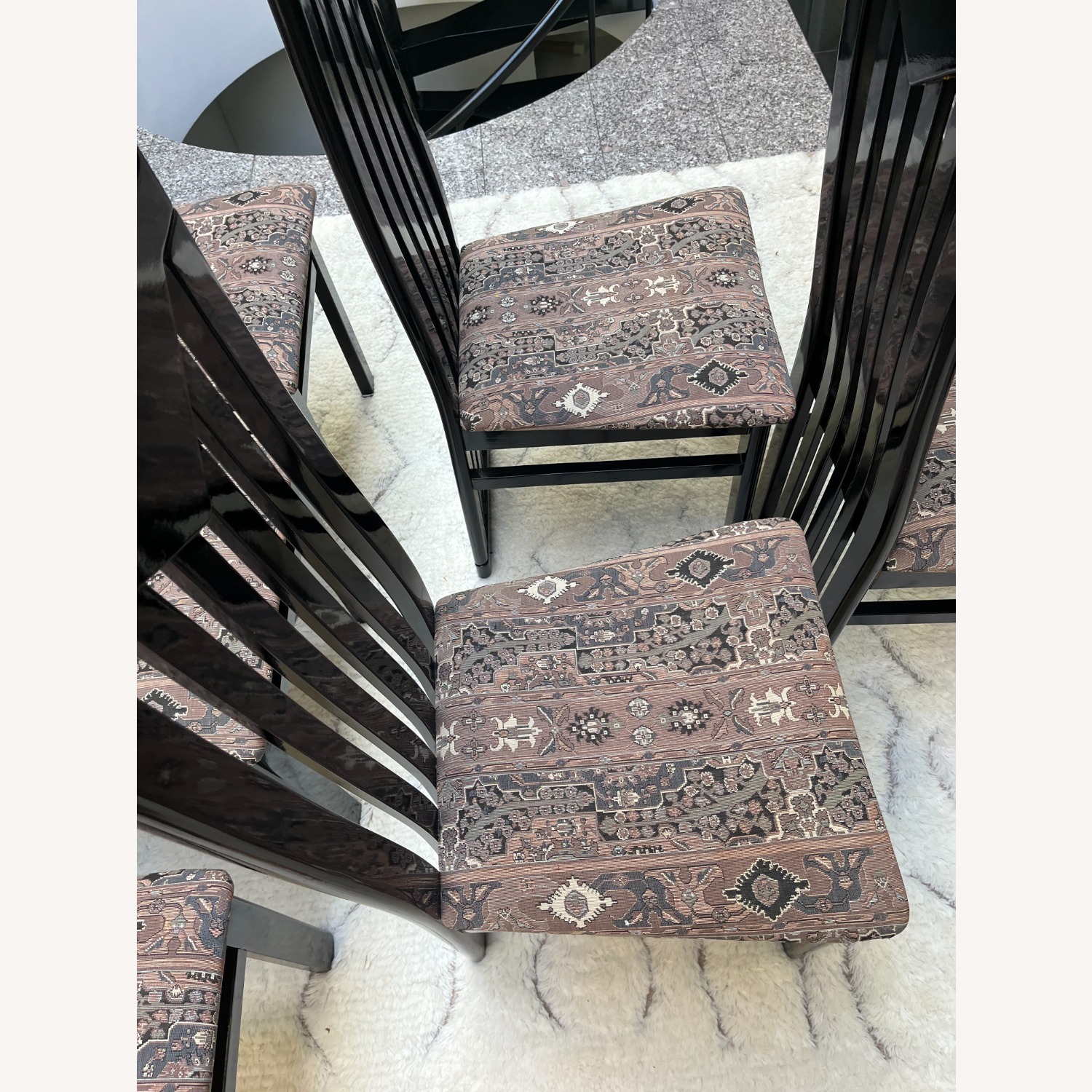 Vintage Italian MCM Mid-Century Dining Chairs (10) - image-5
