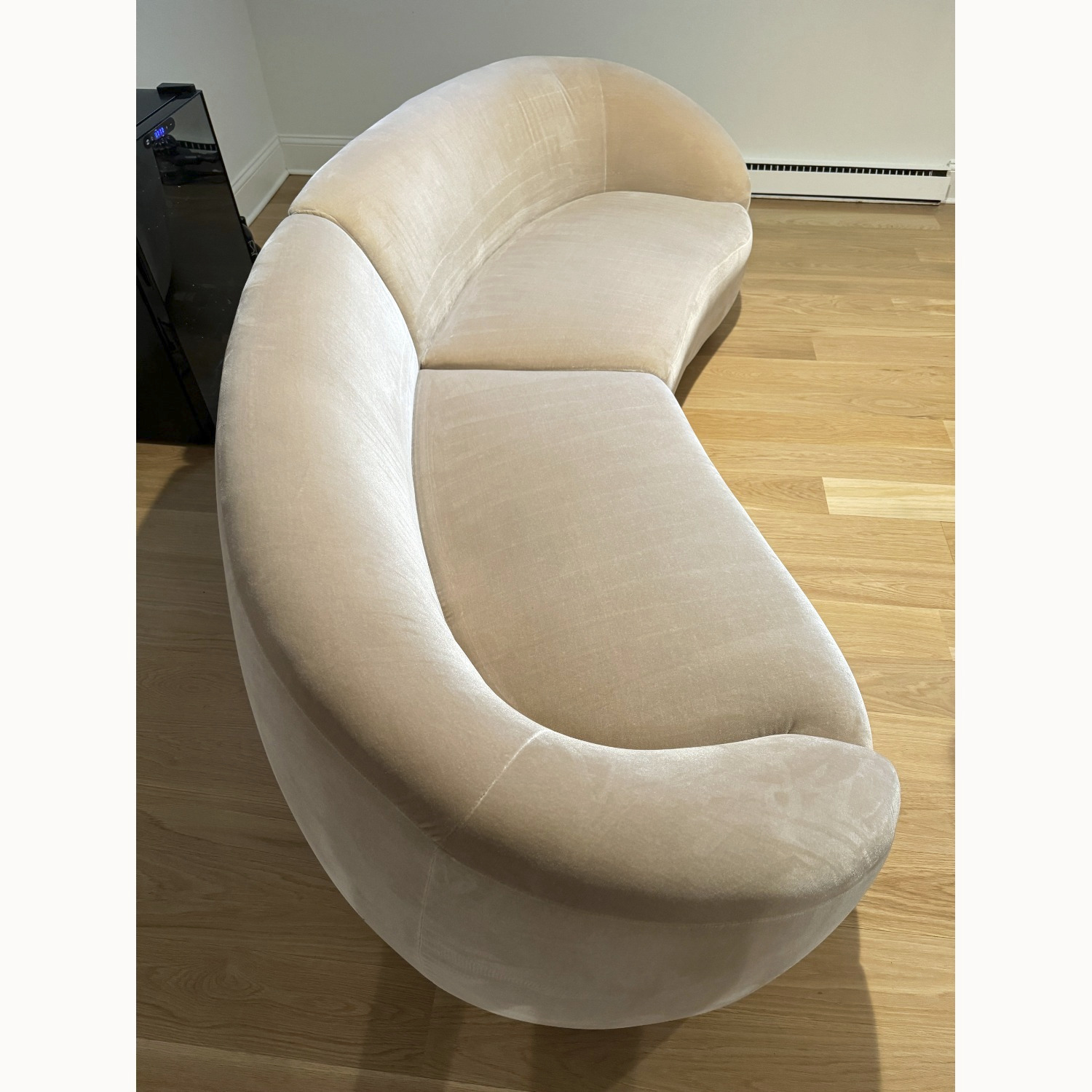 CB2 Roma Pink Performance Velvet Sofa - image-2