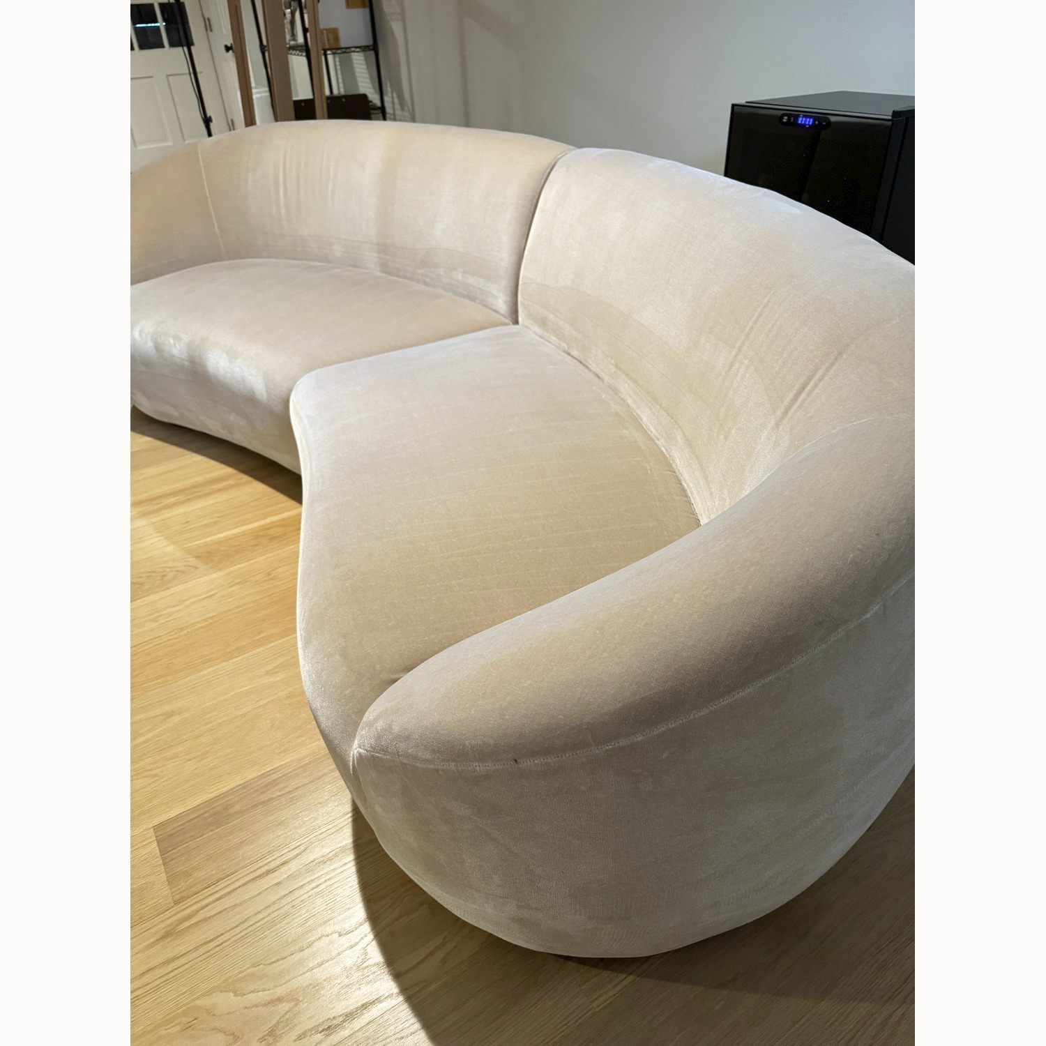 CB2 Roma Pink Performance Velvet Sofa - image-4