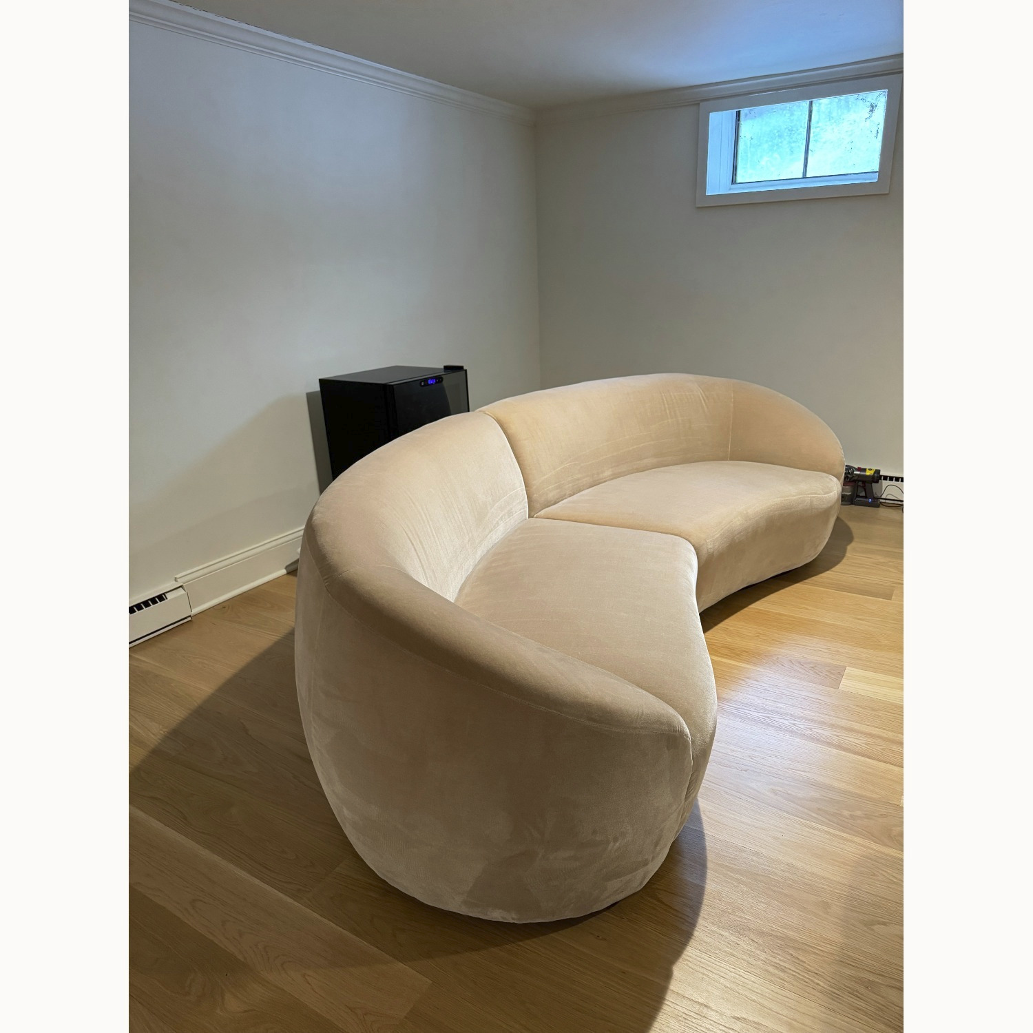 CB2 Roma Pink Performance Velvet Sofa - image-3