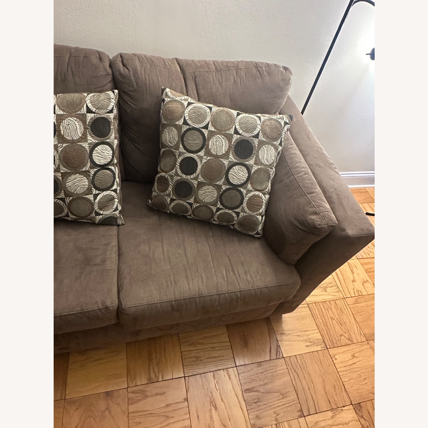 Bob's Discount Furniture Comfortable Brown Sofa - image-3